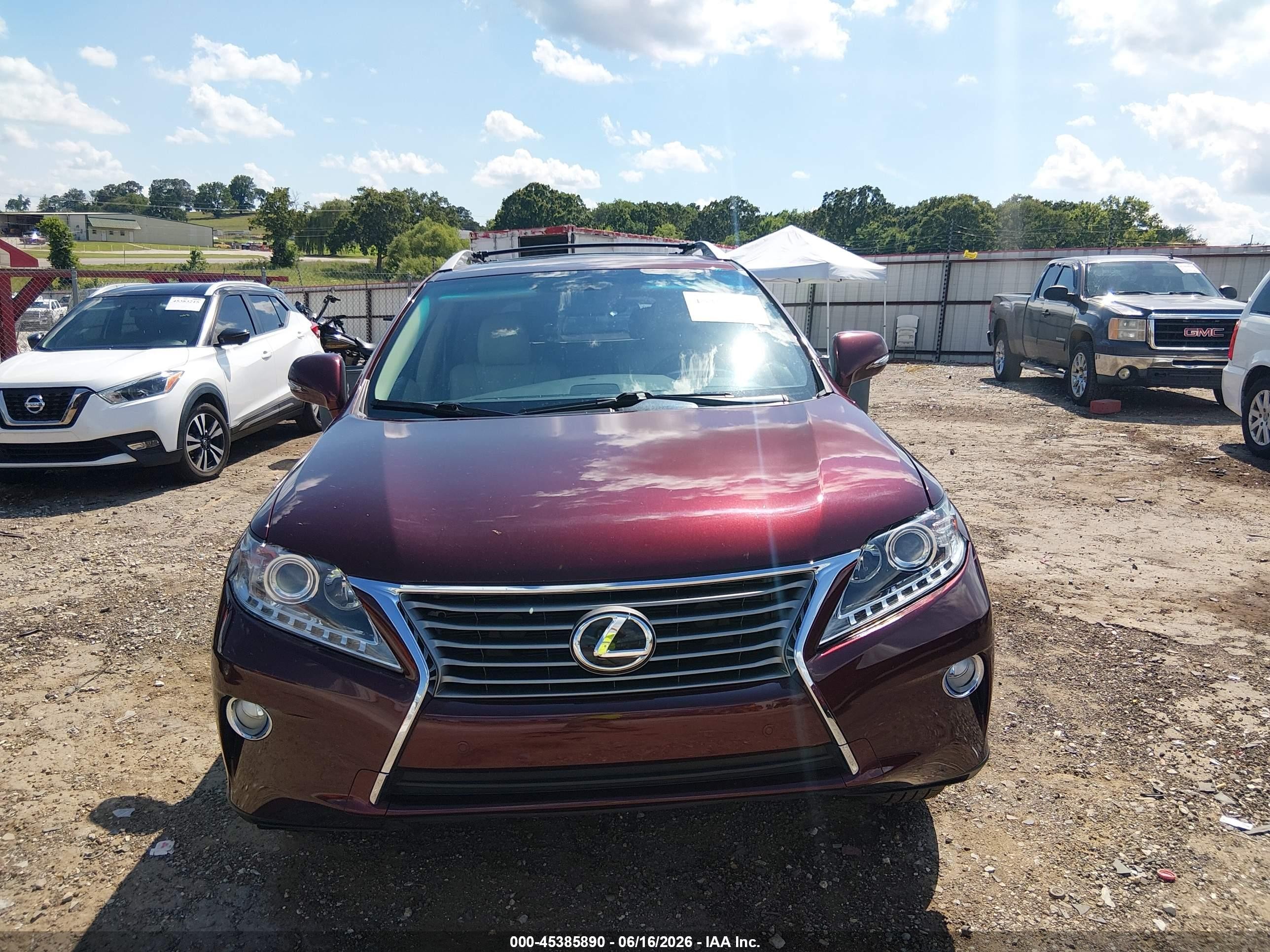 2013 Lexus Rx 350   Бордовый vin: 2T2ZK1BA5DC109784