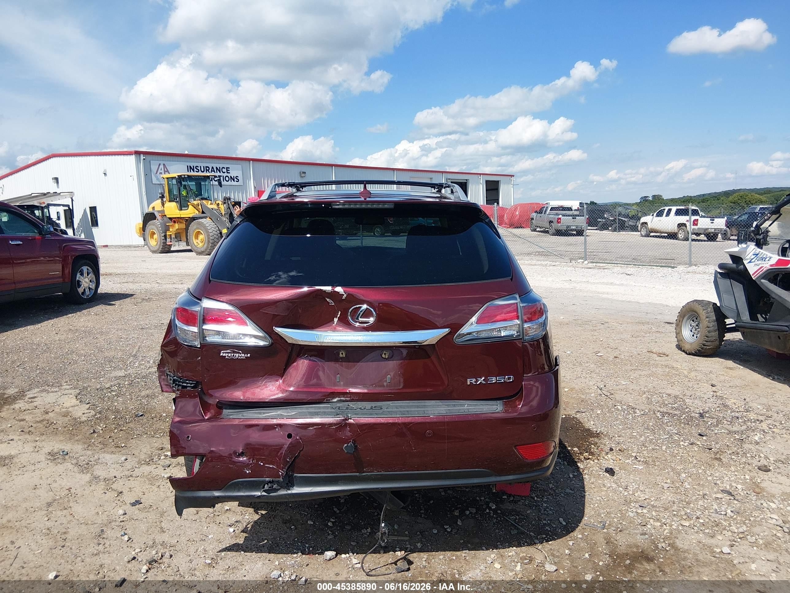 2013 Lexus Rx 350   Бордовый vin: 2T2ZK1BA5DC109784