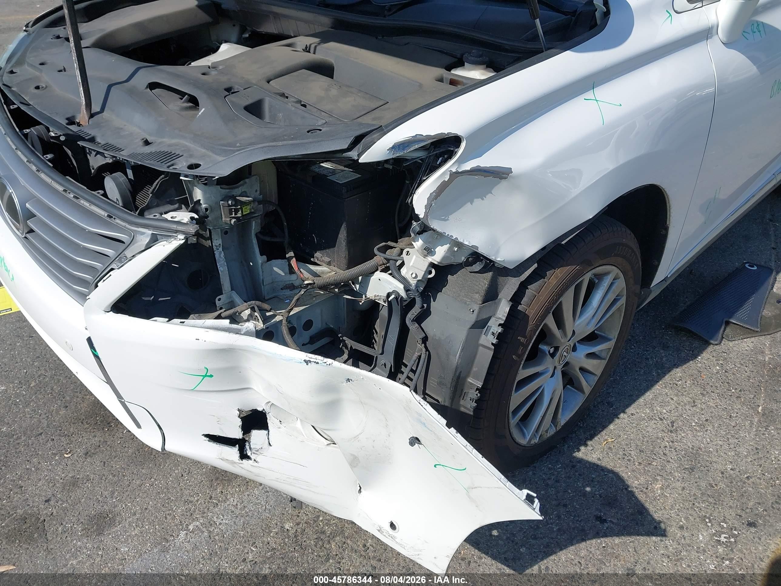 2013 Lexus Rx 350   White vin: 2T2ZK1BA5DC110983