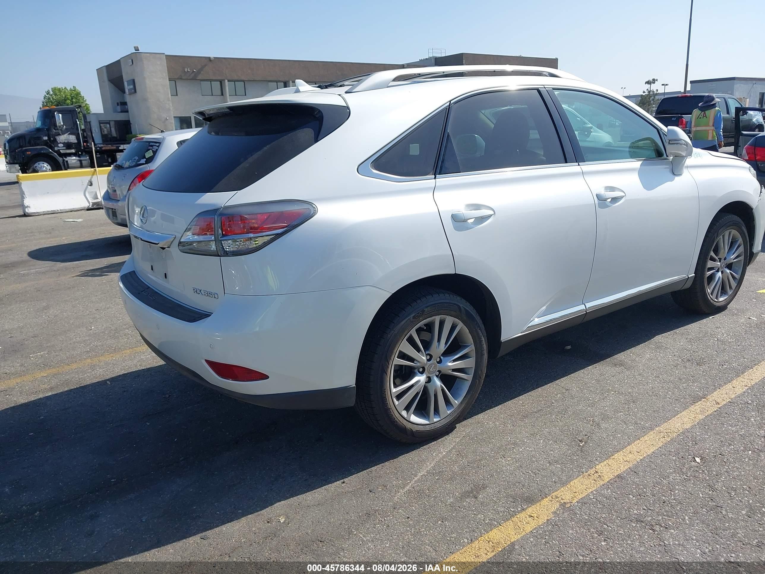2013 Lexus Rx 350   White vin: 2T2ZK1BA5DC110983