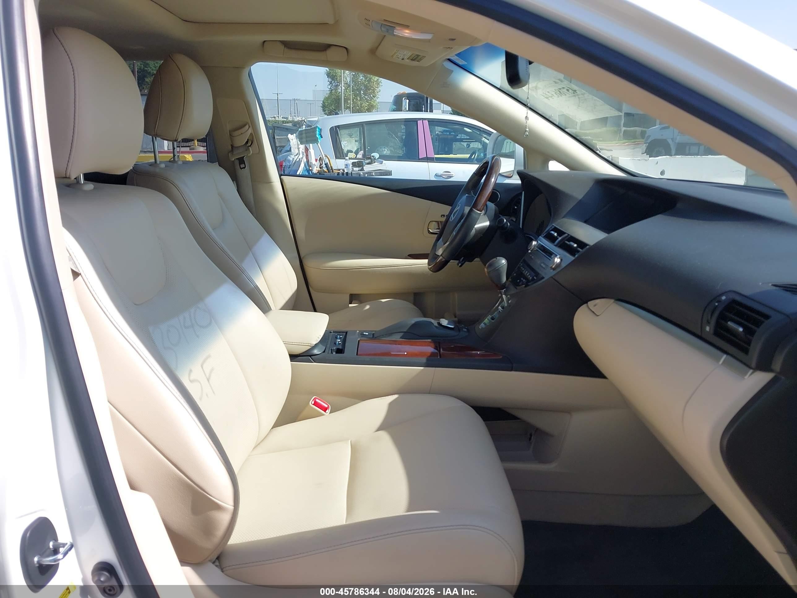 2013 Lexus Rx 350   White vin: 2T2ZK1BA5DC110983