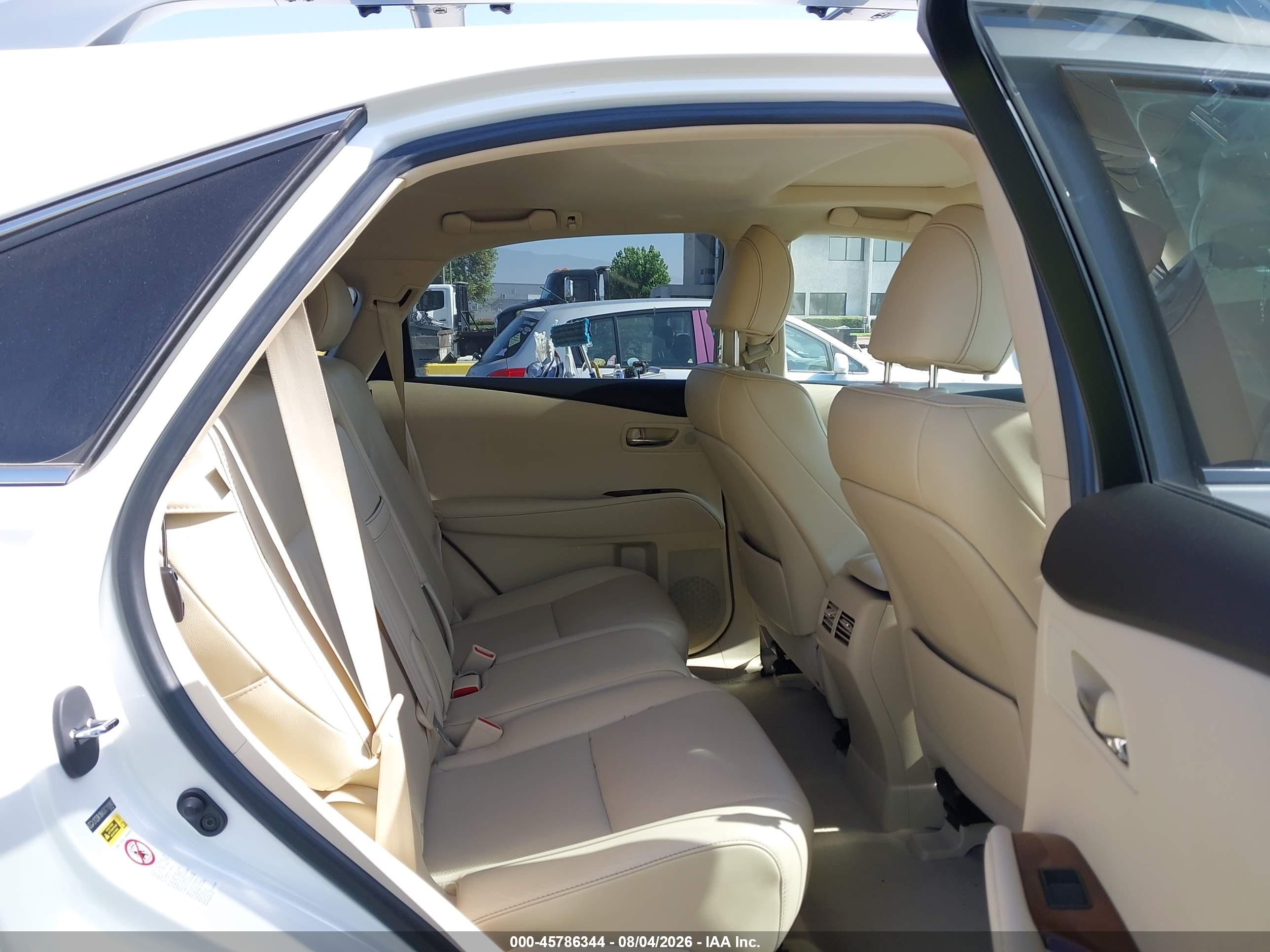 2013 Lexus Rx 350   White vin: 2T2ZK1BA5DC110983