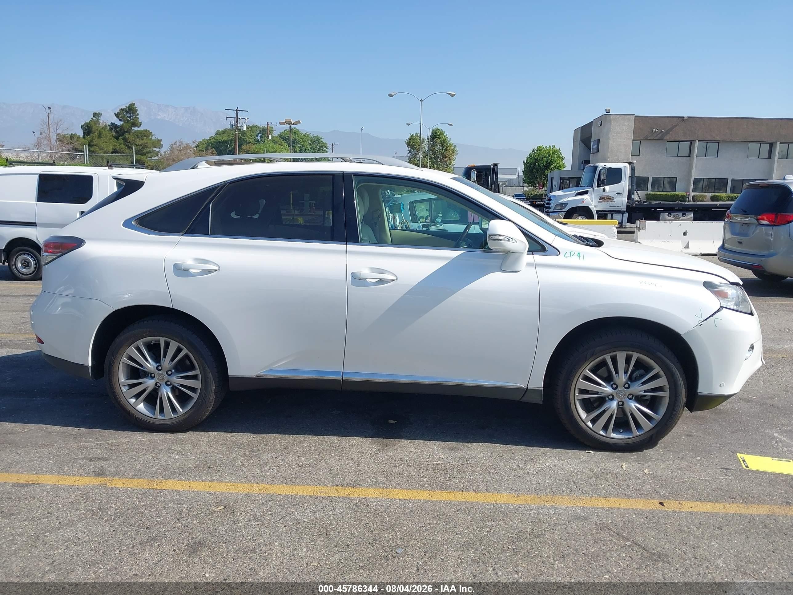 2013 Lexus Rx 350   White vin: 2T2ZK1BA5DC110983