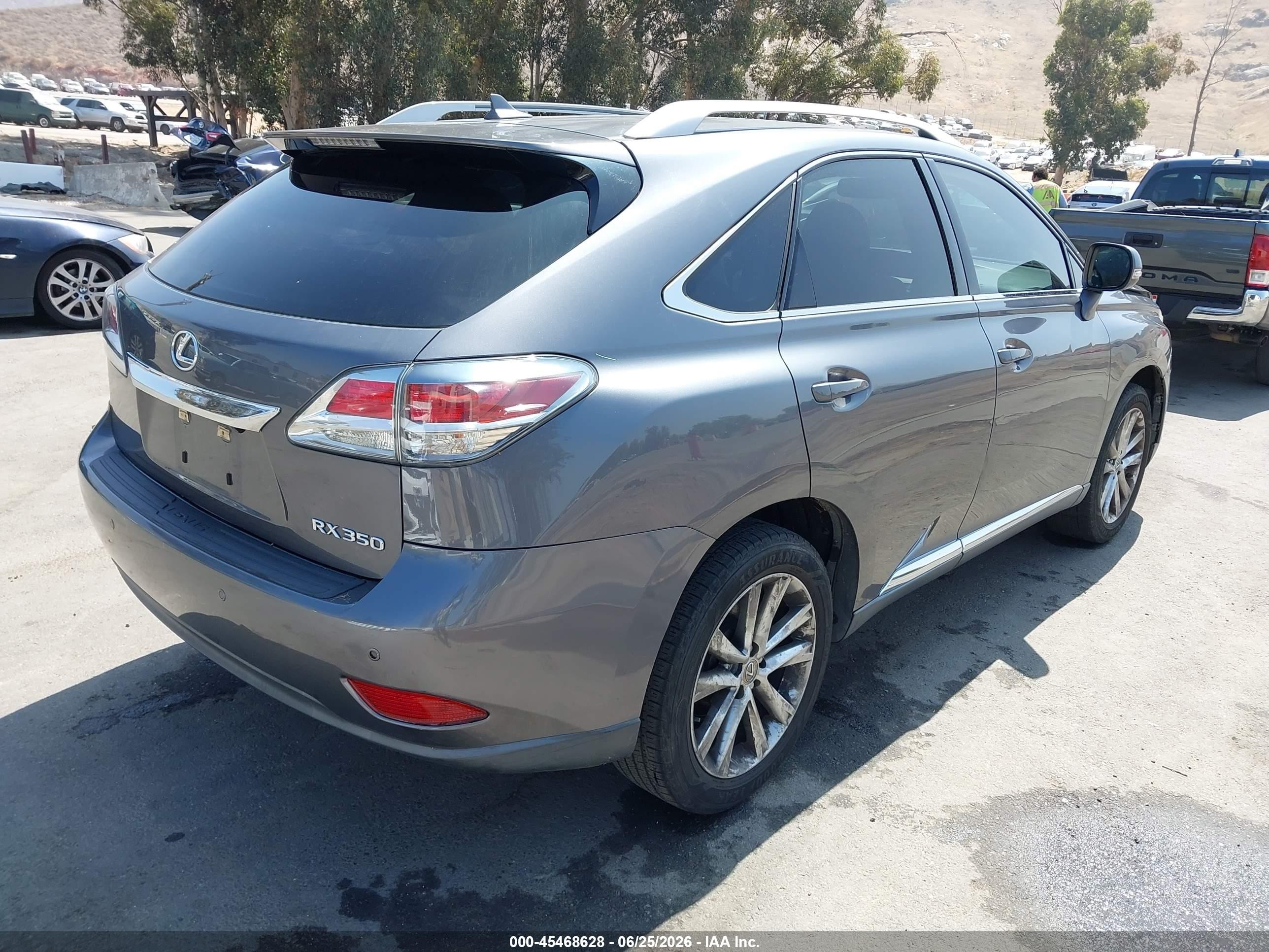 2013 Lexus Rx 350   Gray vin: 2T2ZK1BA5DC119411