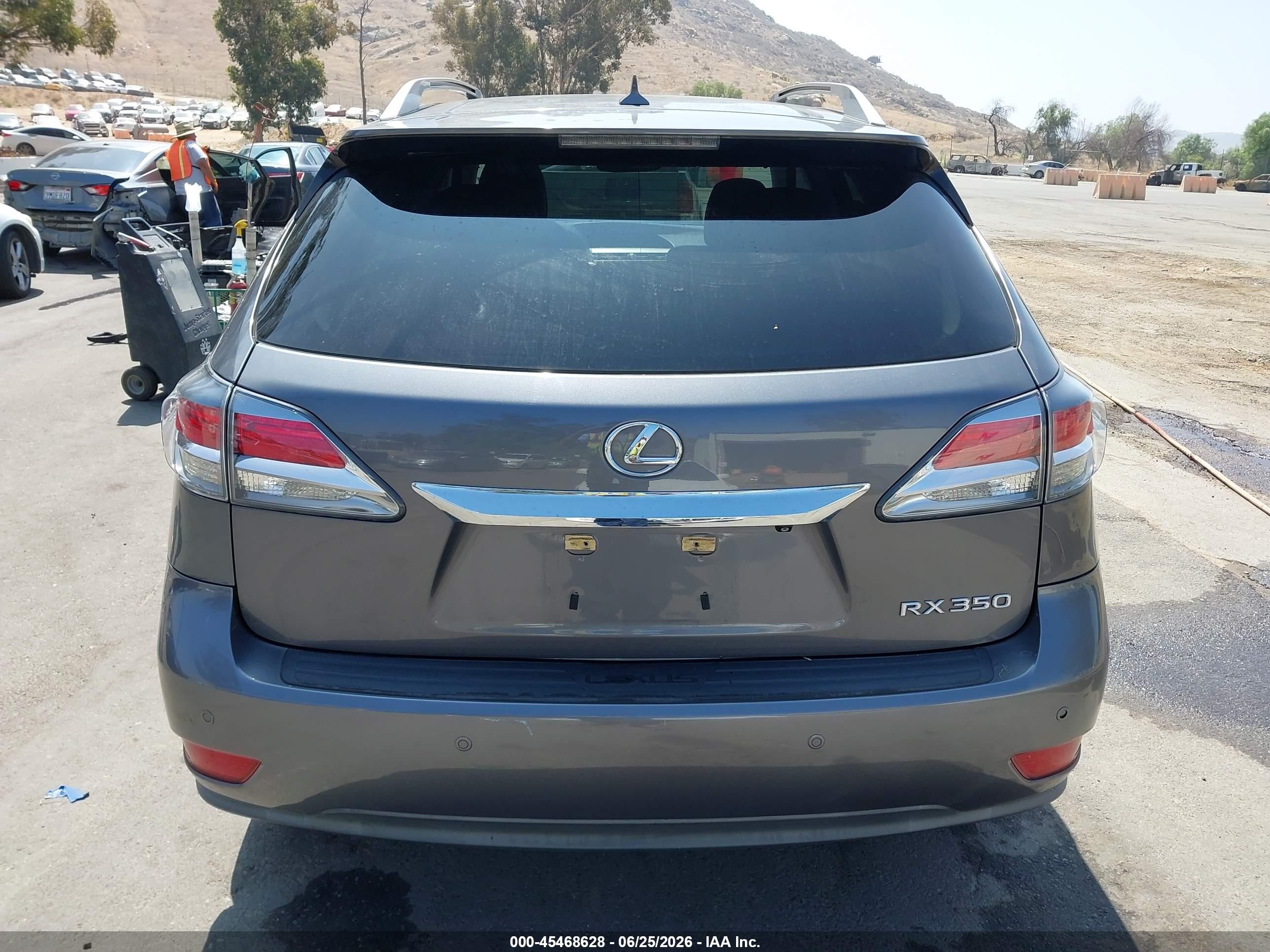 2013 Lexus Rx 350   Gray vin: 2T2ZK1BA5DC119411
