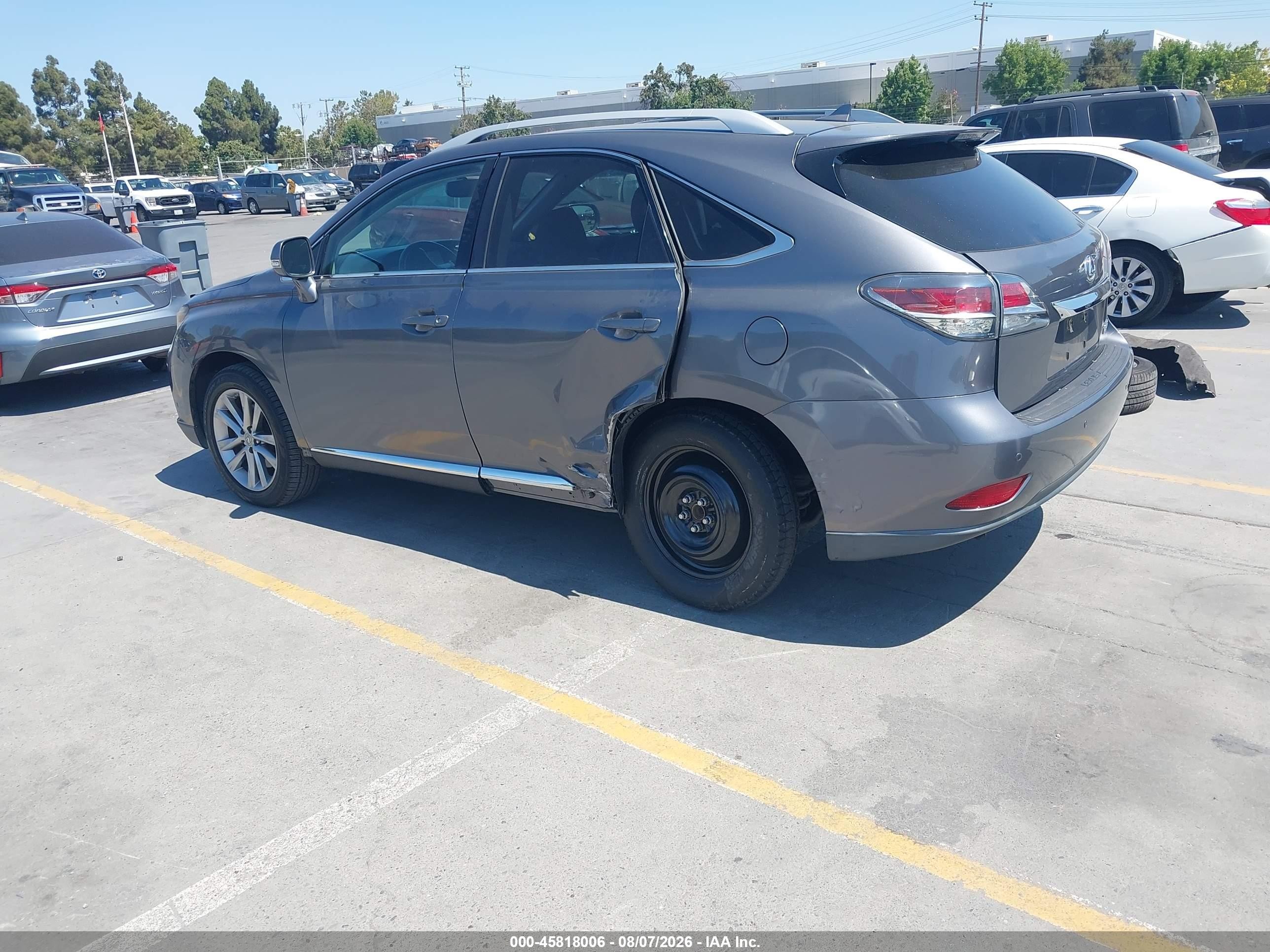 2013 Lexus Rx 350   Gray vin: 2T2ZK1BA5DC119831