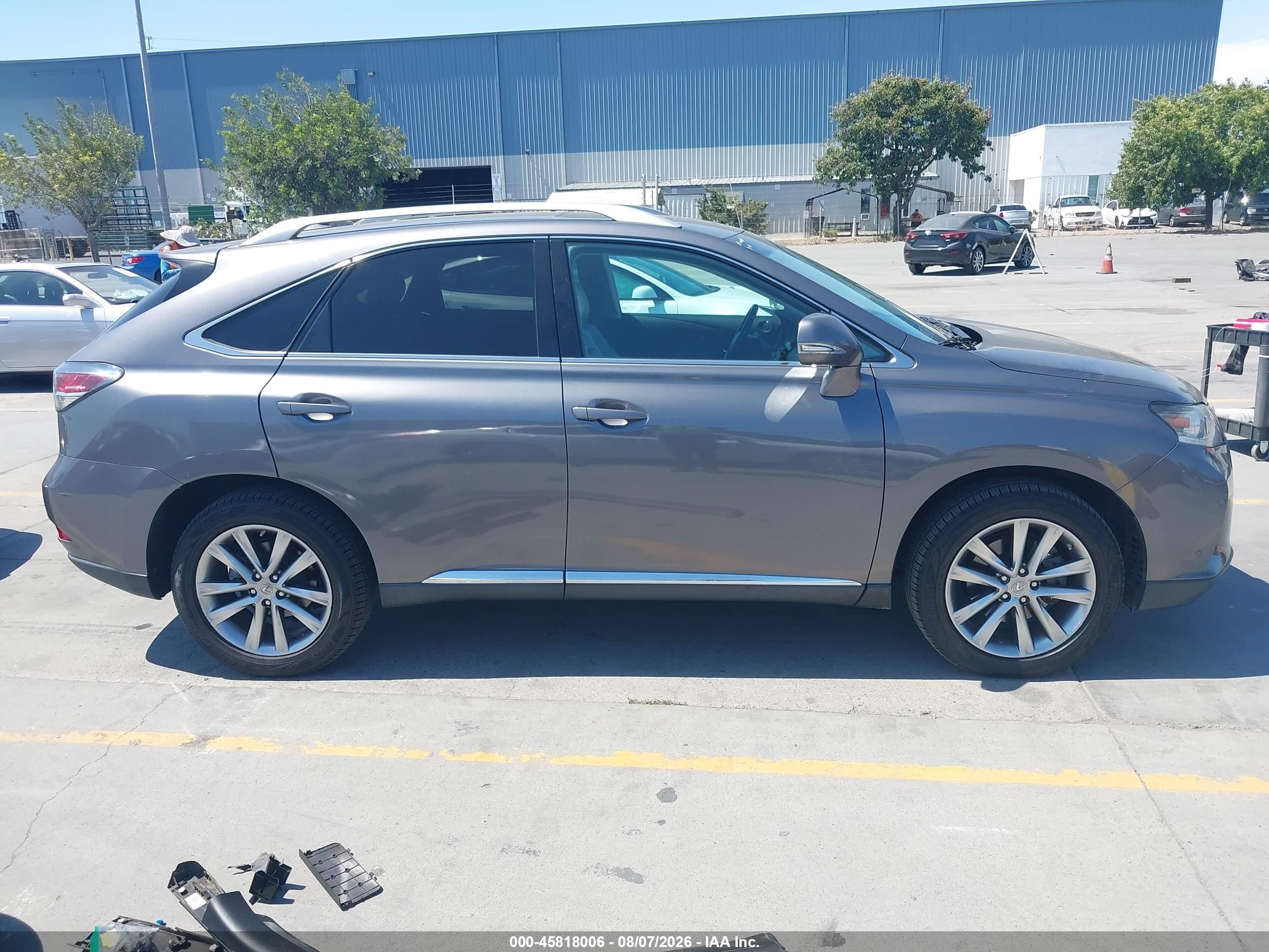 2013 Lexus Rx 350   Gray vin: 2T2ZK1BA5DC119831