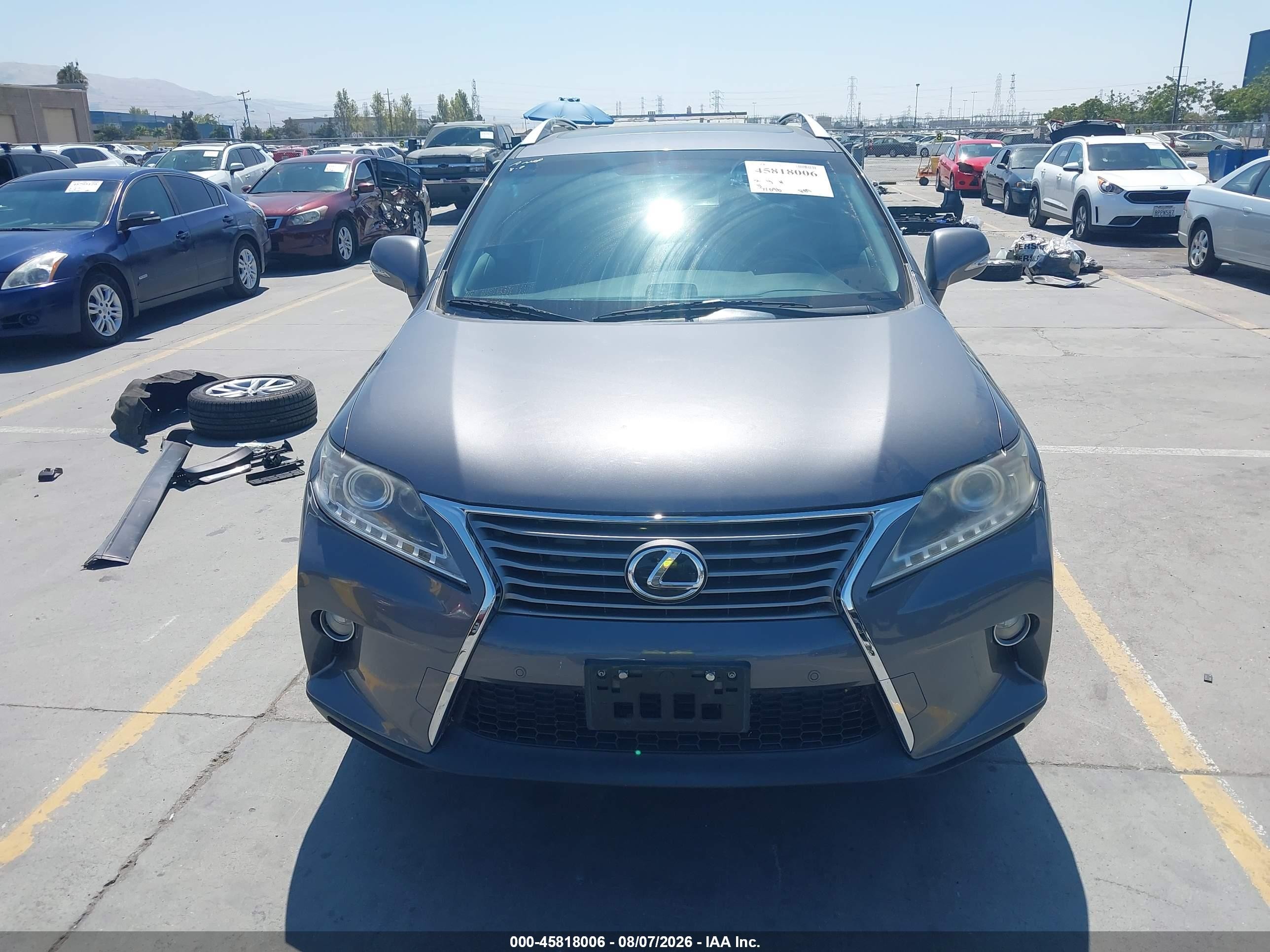2013 Lexus Rx 350   Gray vin: 2T2ZK1BA5DC119831