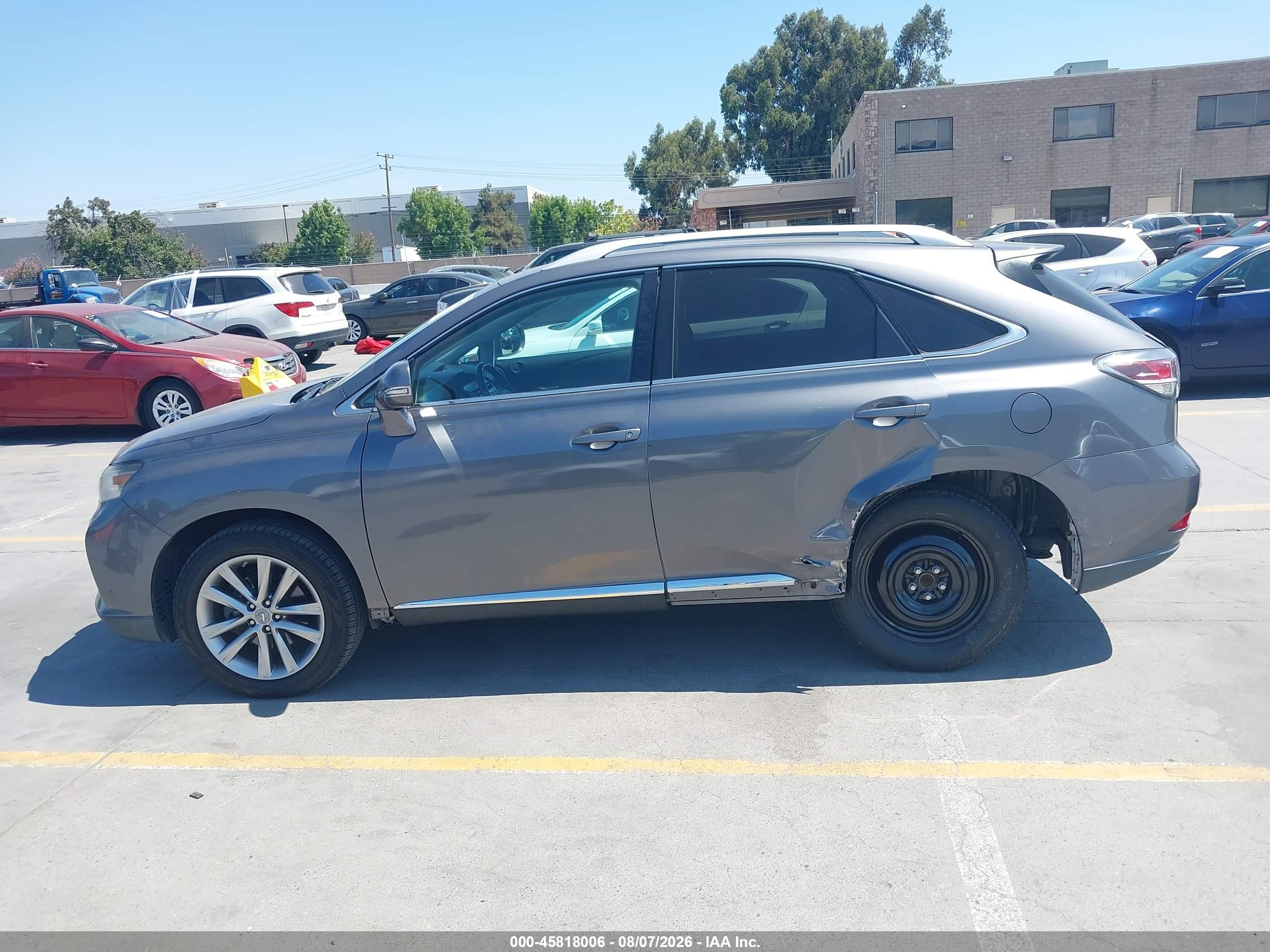 2013 Lexus Rx 350   Gray vin: 2T2ZK1BA5DC119831