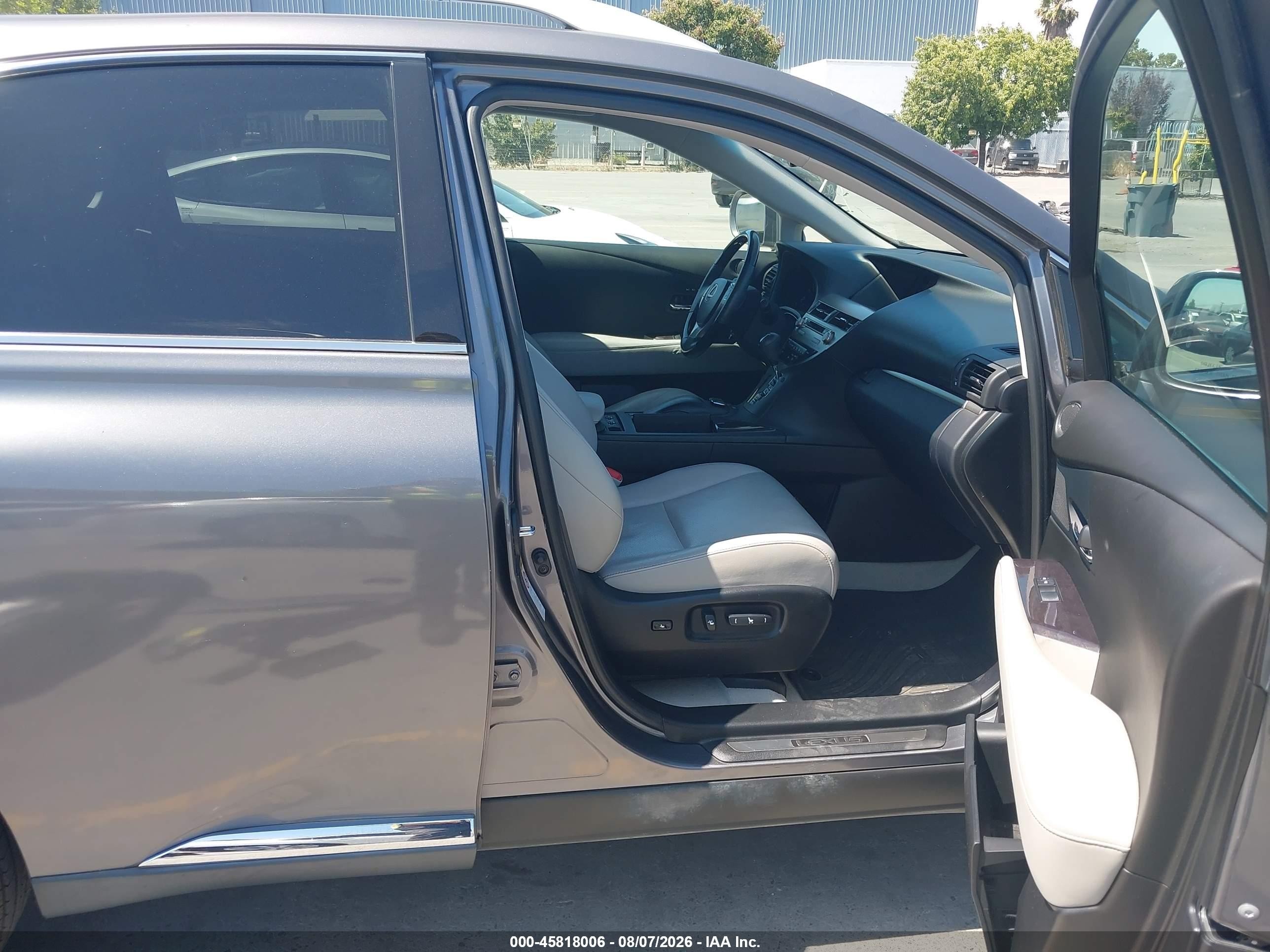 2013 Lexus Rx 350   Gray vin: 2T2ZK1BA5DC119831