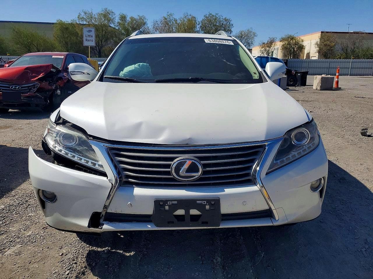 2013 Lexus Rx 350 White vin: 2T2ZK1BA5DC121434
