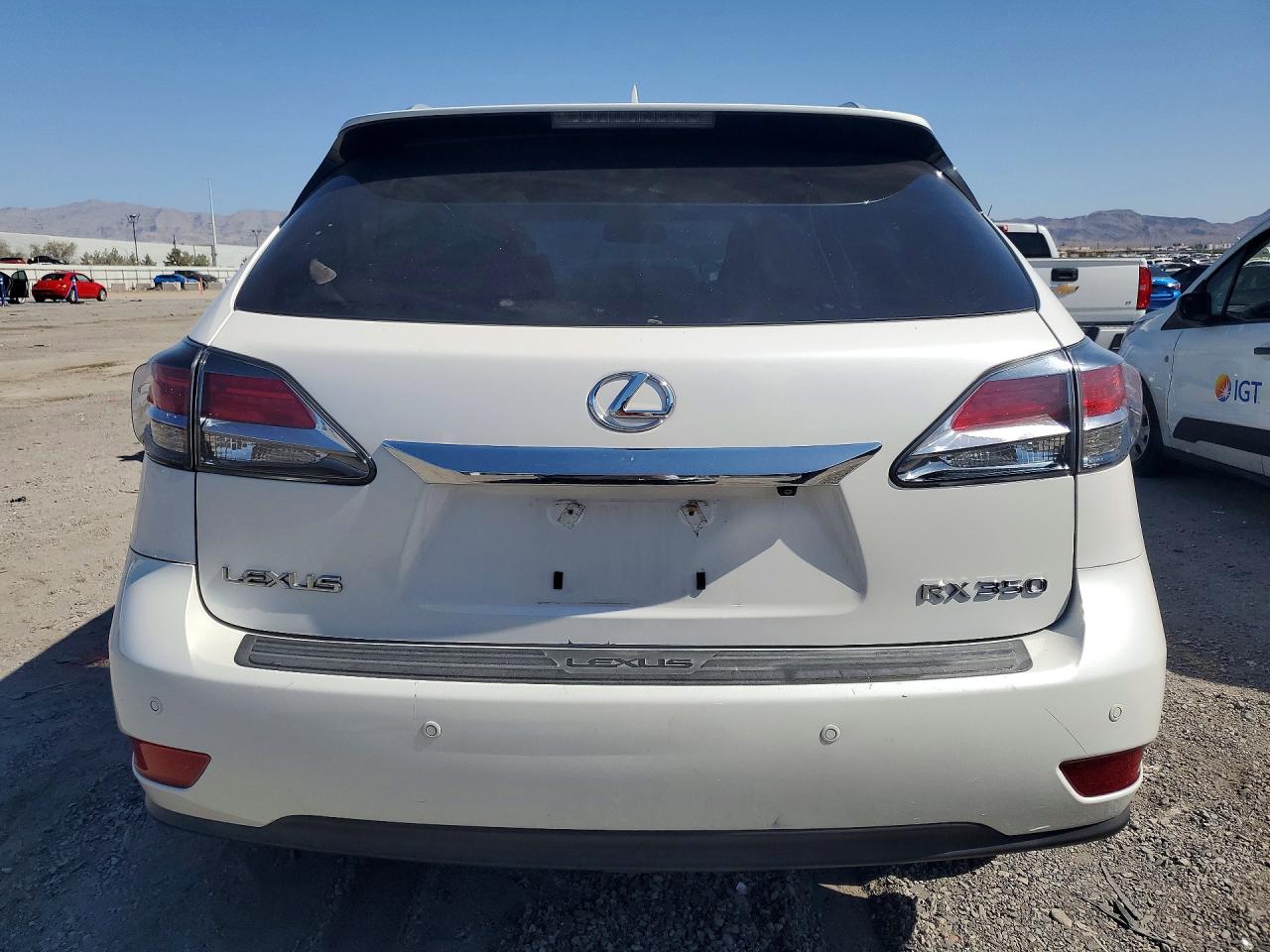 2013 Lexus Rx 350 White vin: 2T2ZK1BA5DC121434
