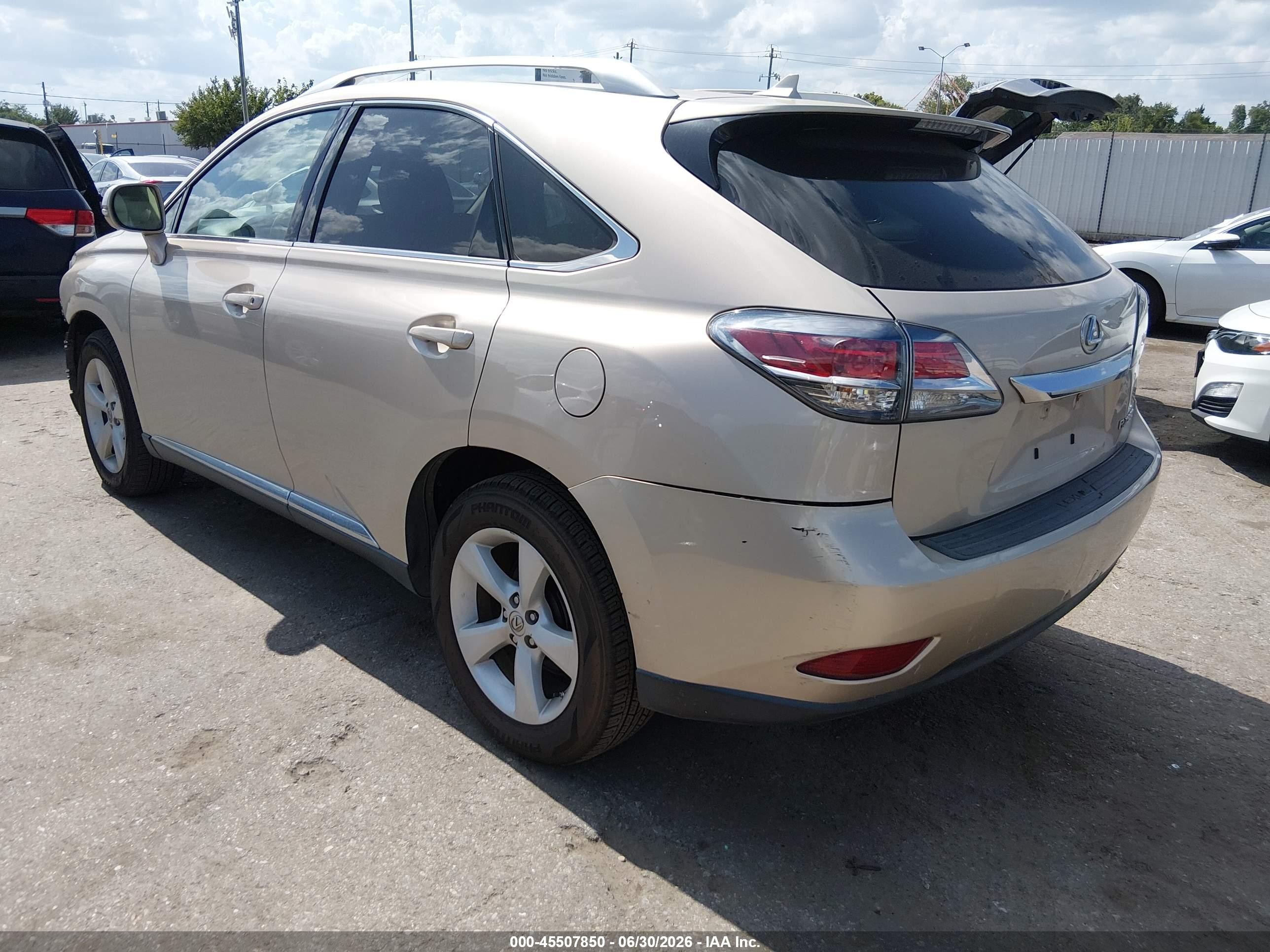2013 Lexus Rx 350   Gold vin: 2T2ZK1BA5DC123880