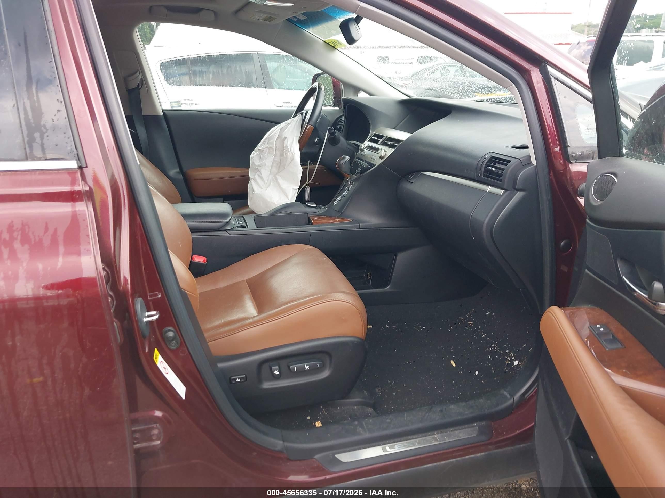 2013 Lexus Rx 350   Burgundy vin: 2T2ZK1BA5DC130585