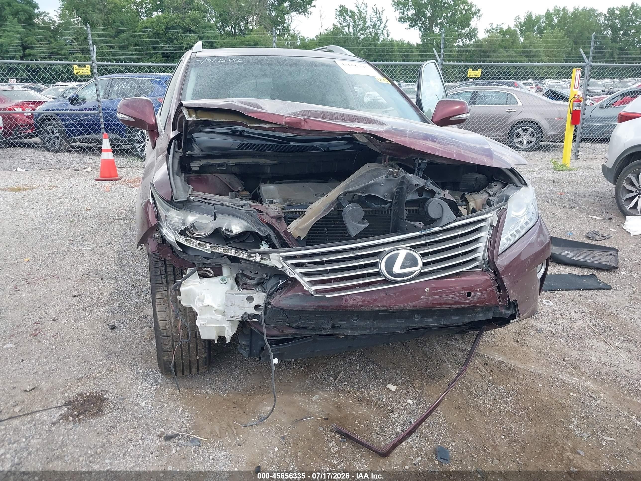 2013 Lexus Rx 350   Burgundy vin: 2T2ZK1BA5DC130585