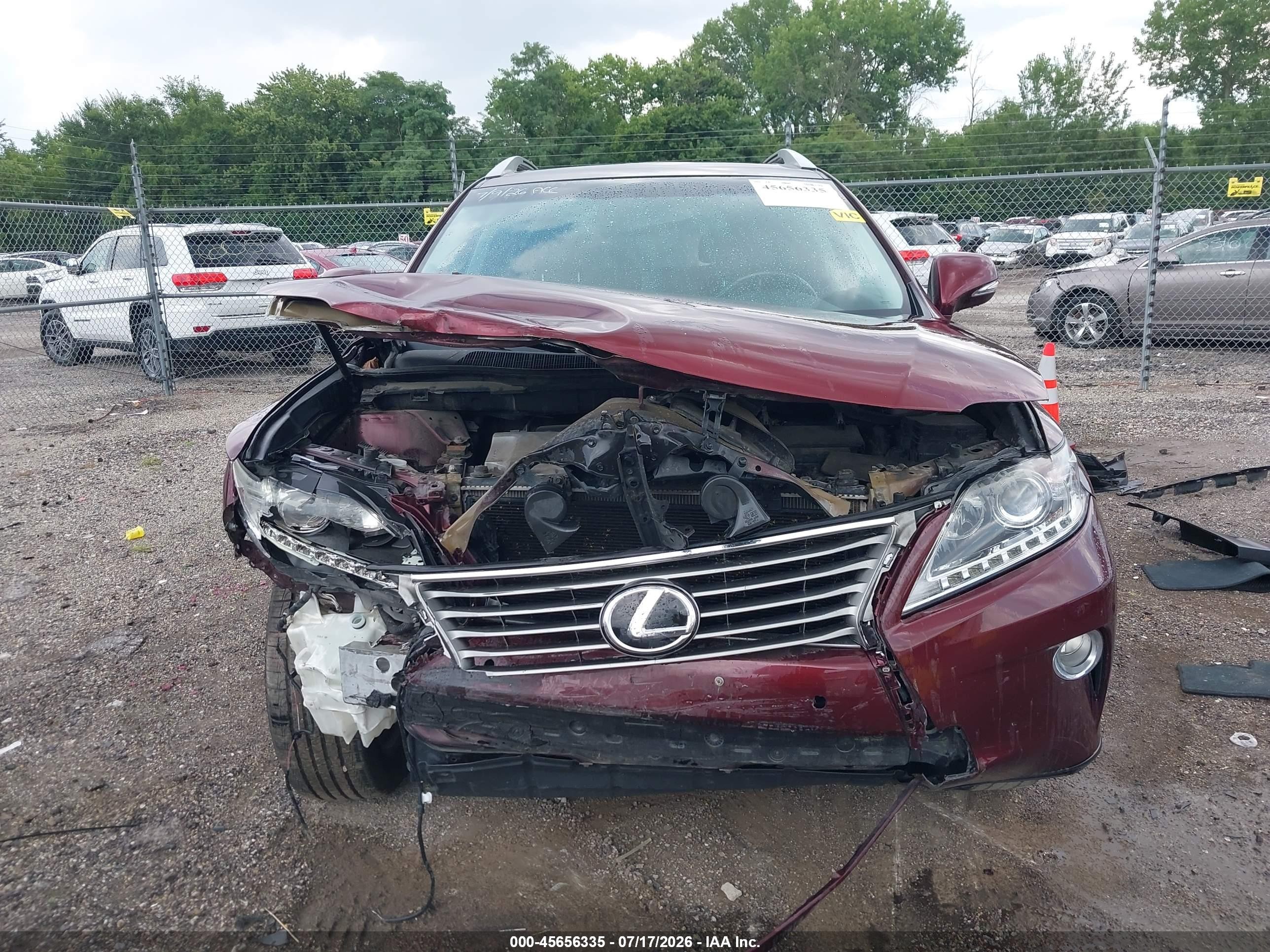 2013 Lexus Rx 350   Burgundy vin: 2T2ZK1BA5DC130585