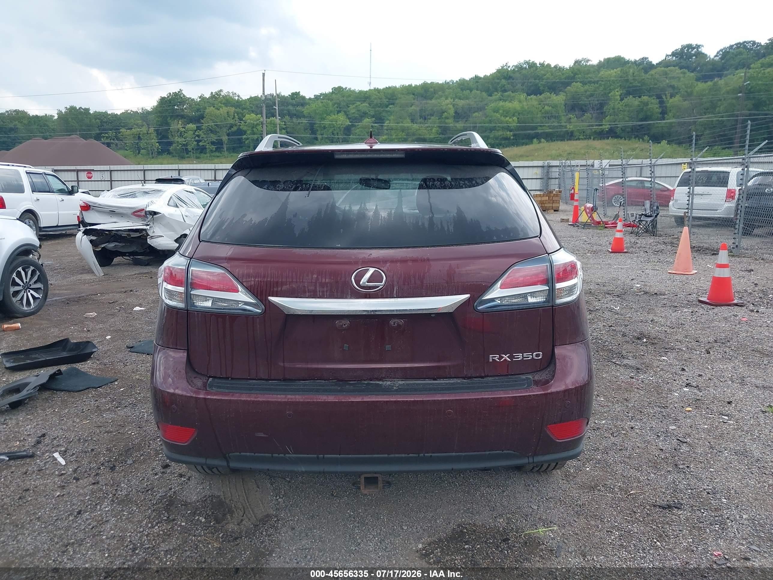 2013 Lexus Rx 350   Burgundy vin: 2T2ZK1BA5DC130585