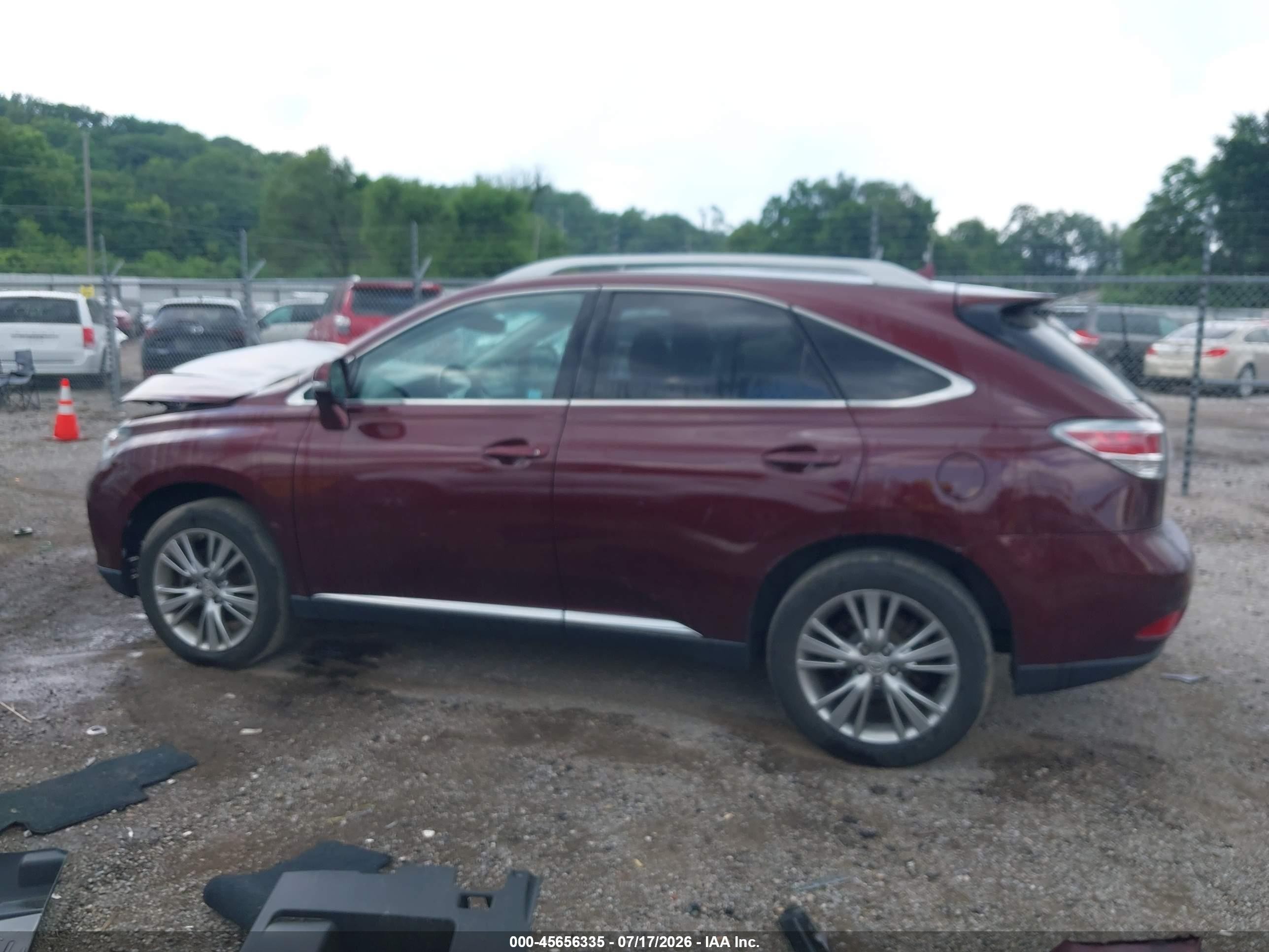2013 Lexus Rx 350   Burgundy vin: 2T2ZK1BA5DC130585