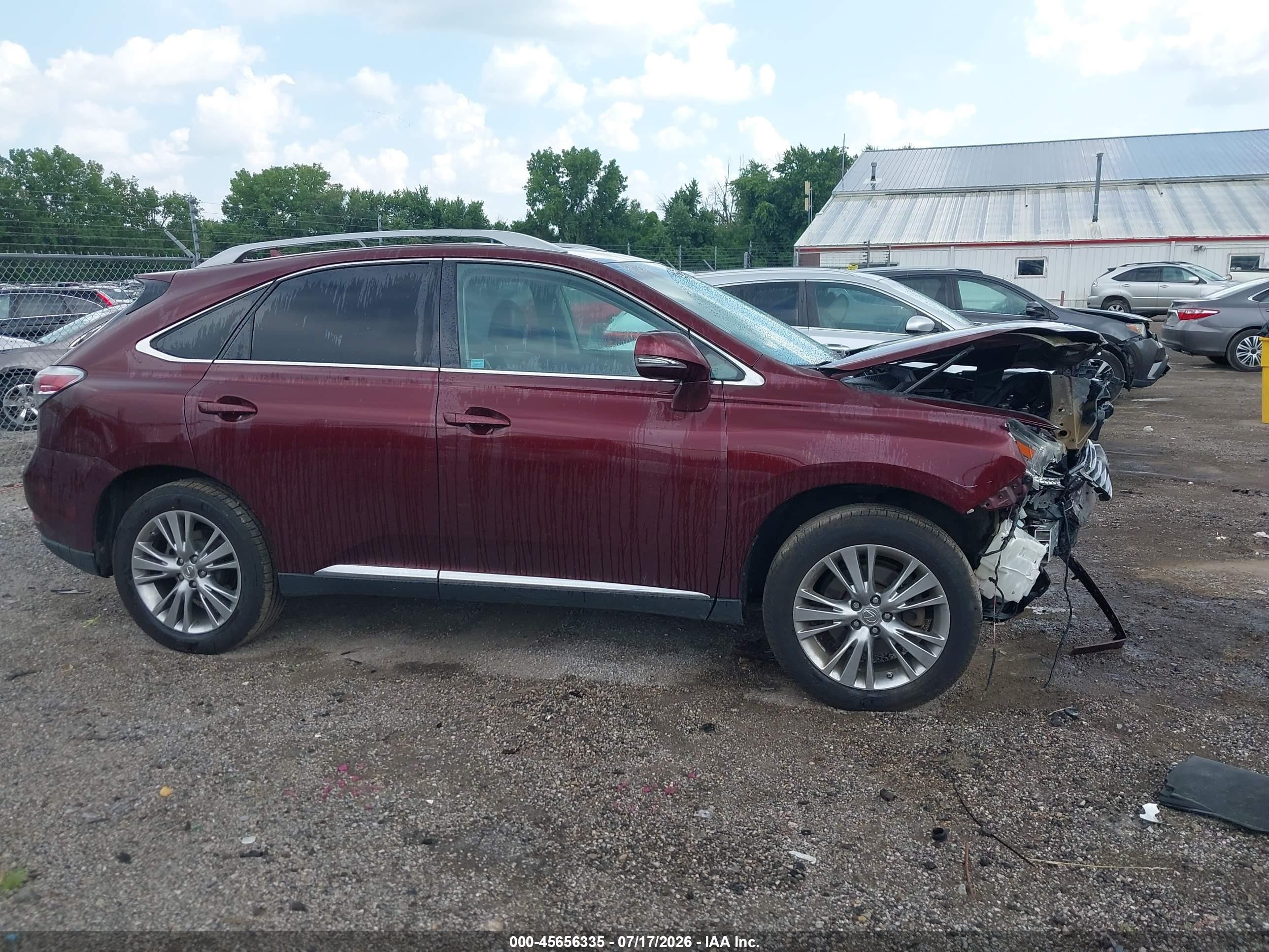 2013 Lexus Rx 350   Burgundy vin: 2T2ZK1BA5DC130585