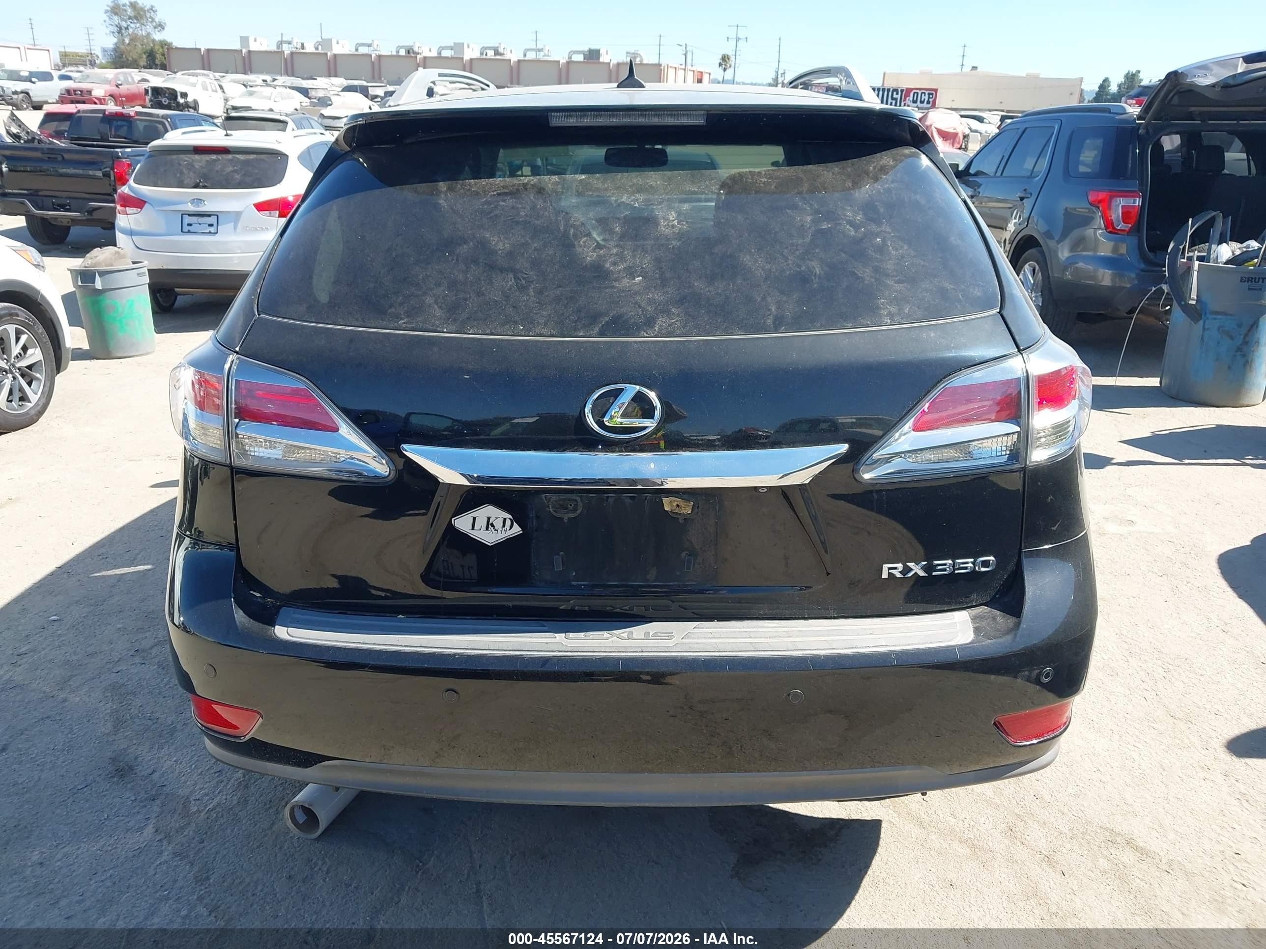 2013 Lexus Rx 350   Черный vin: 2T2ZK1BA5DC131302
