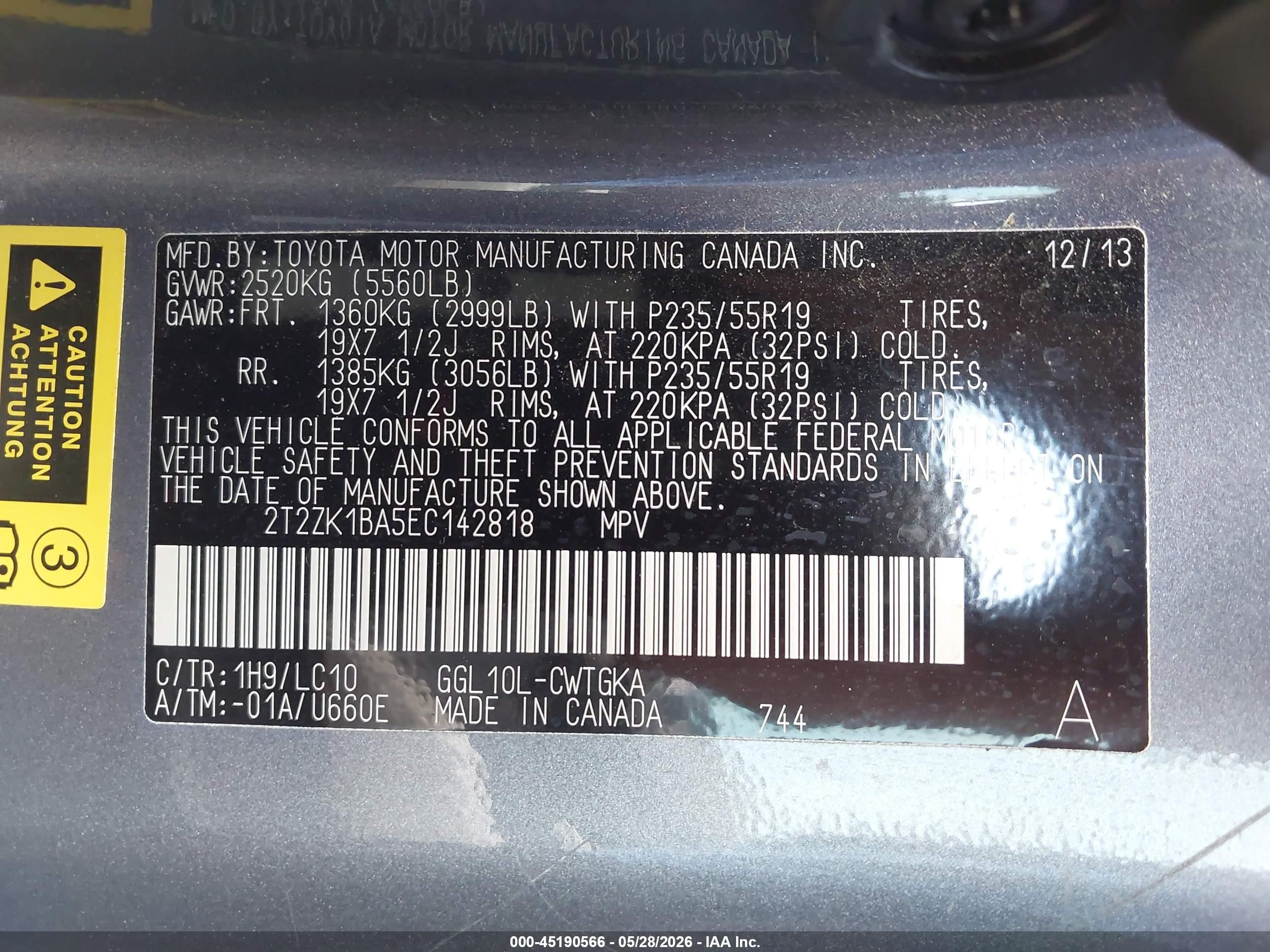 2014 Lexus Rx 350   Gray vin: 2T2ZK1BA5EC142818