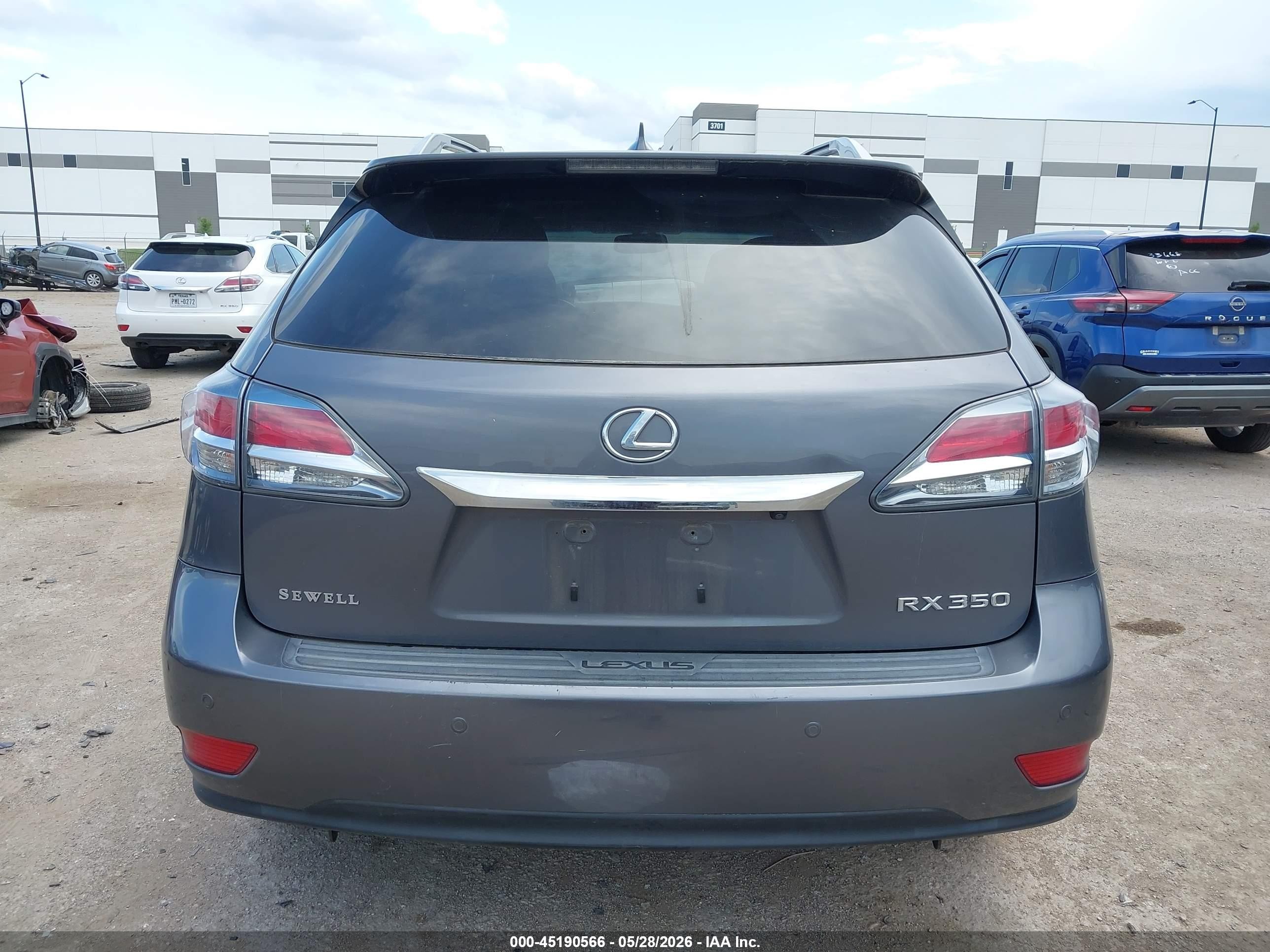 2014 Lexus Rx 350   Gray vin: 2T2ZK1BA5EC142818