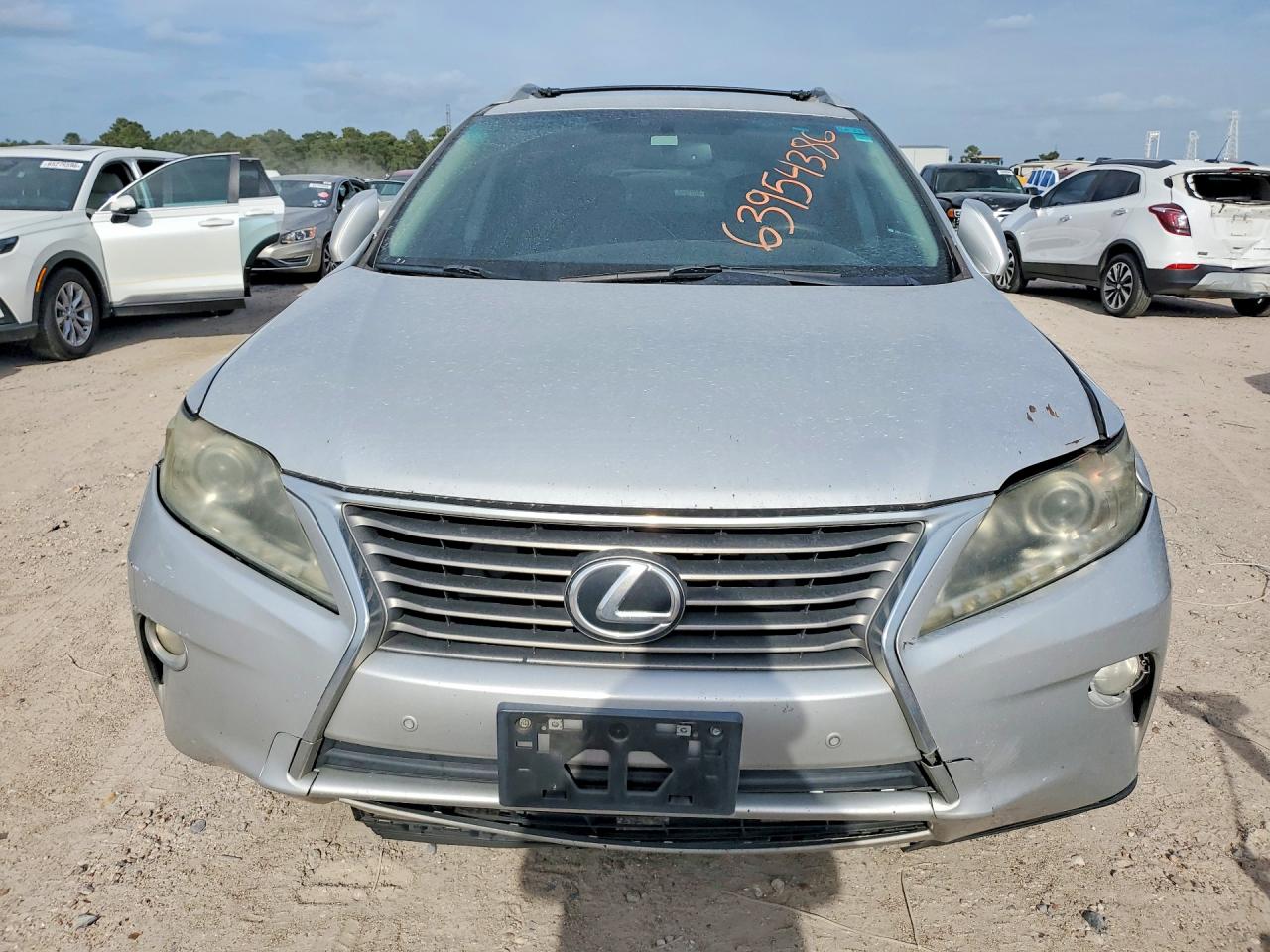 2014 Lexus Rx 350 Base Silver vin: 2T2ZK1BA5EC147419
