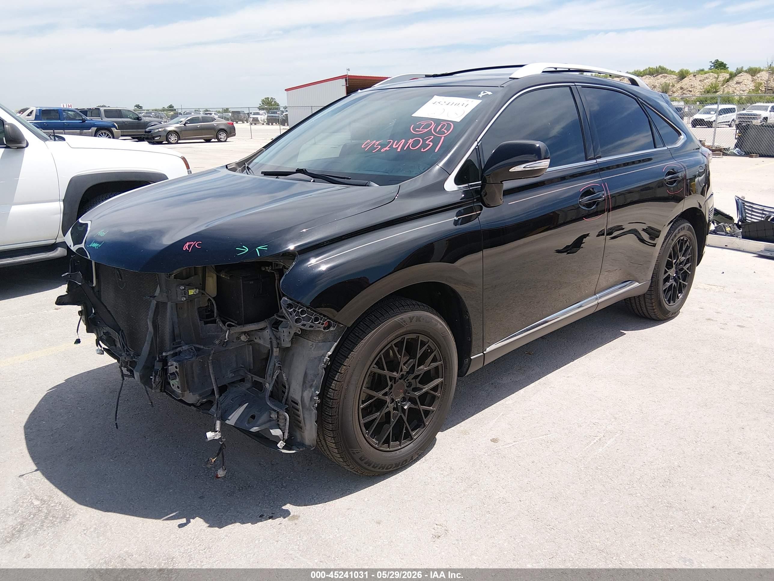 2014 Lexus Rx 350   Black vin: 2T2ZK1BA5EC148747