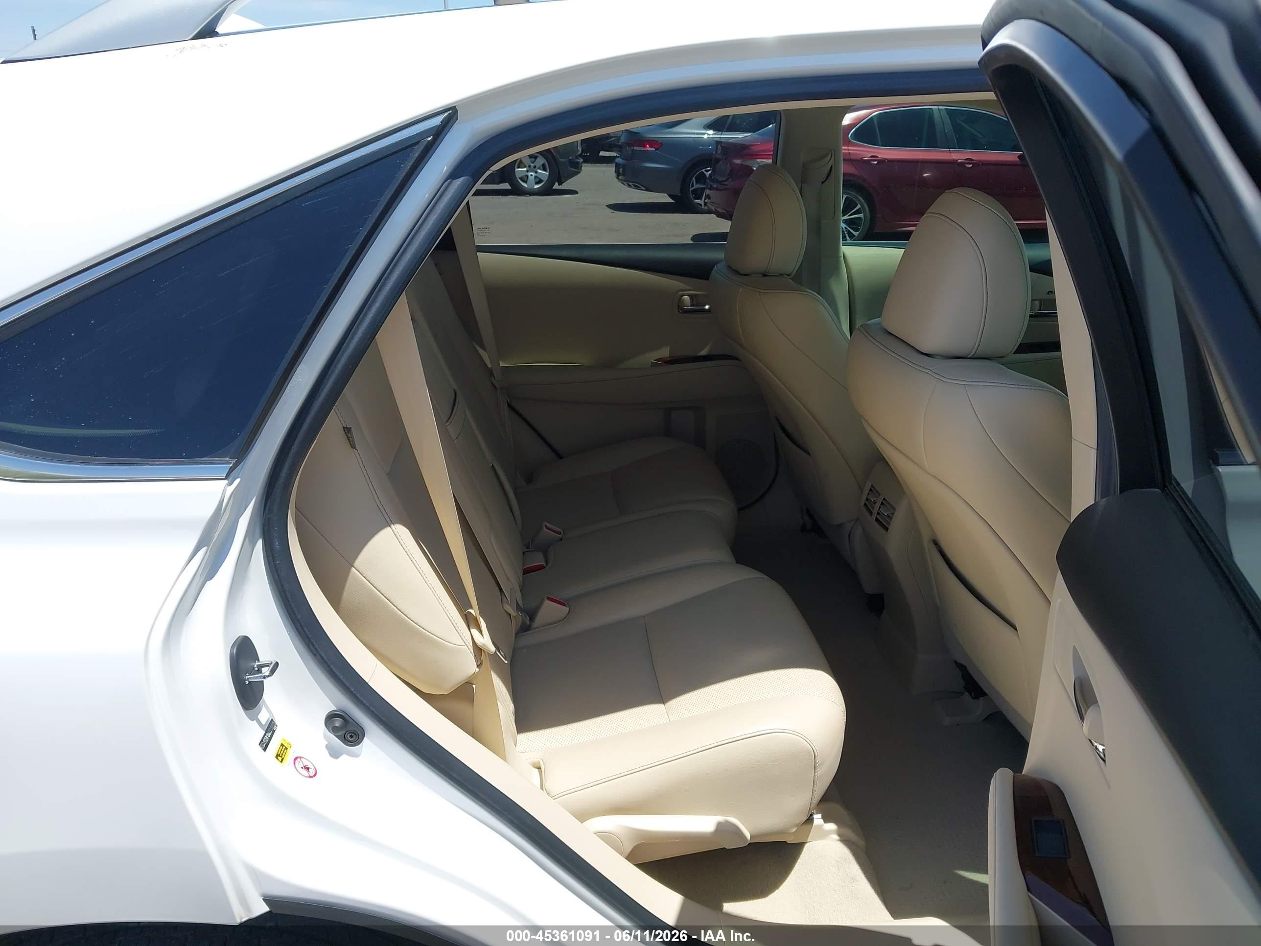 2014 Lexus Rx 350   White vin: 2T2ZK1BA5EC148926