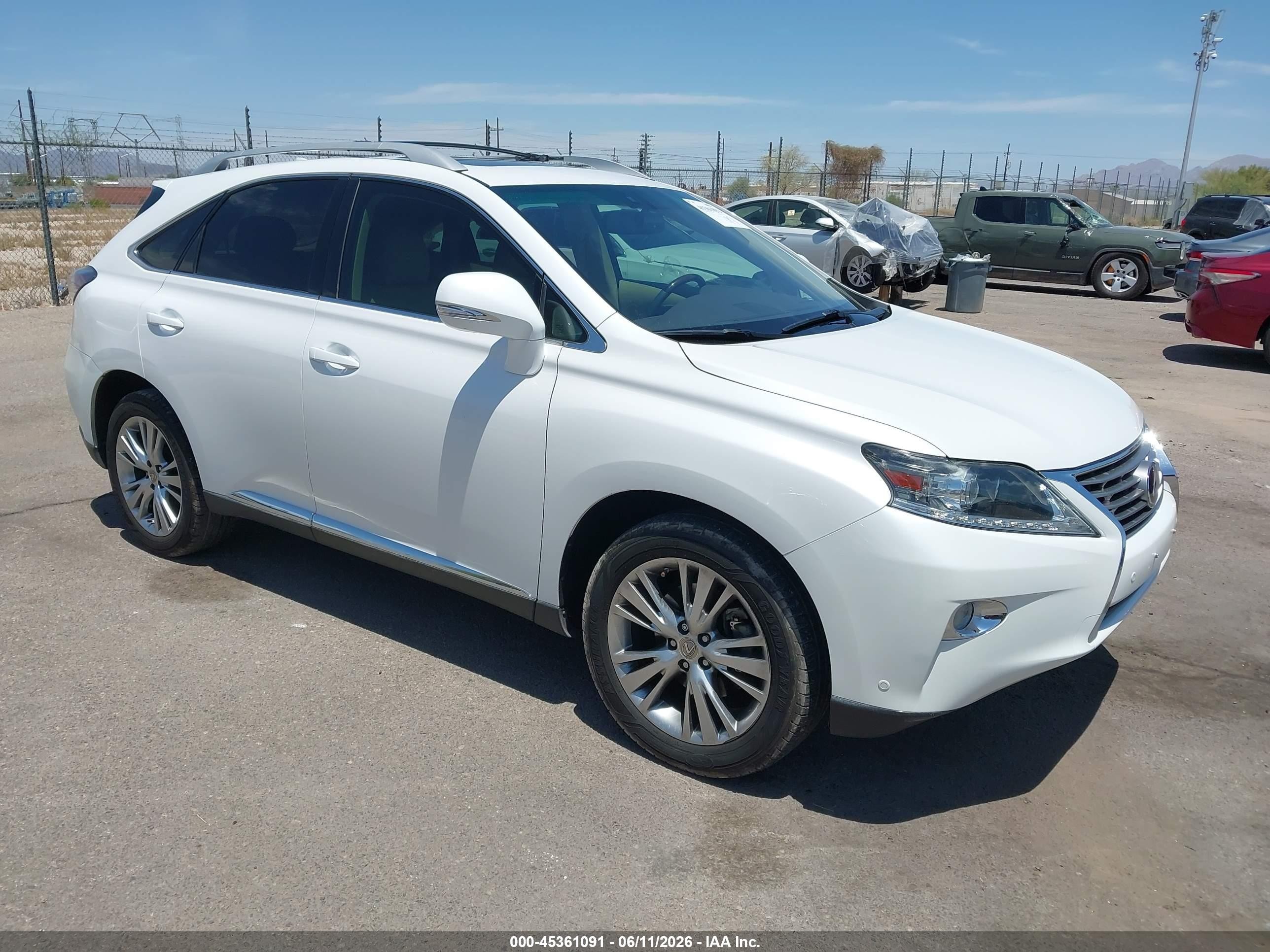 2014 Lexus Rx 350   White vin: 2T2ZK1BA5EC148926