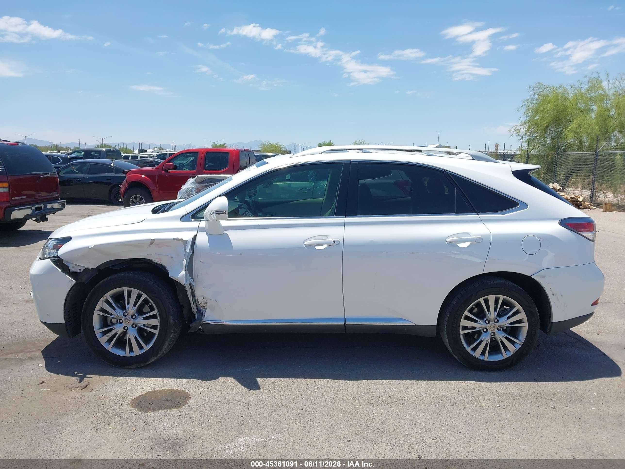 2014 Lexus Rx 350   White vin: 2T2ZK1BA5EC148926