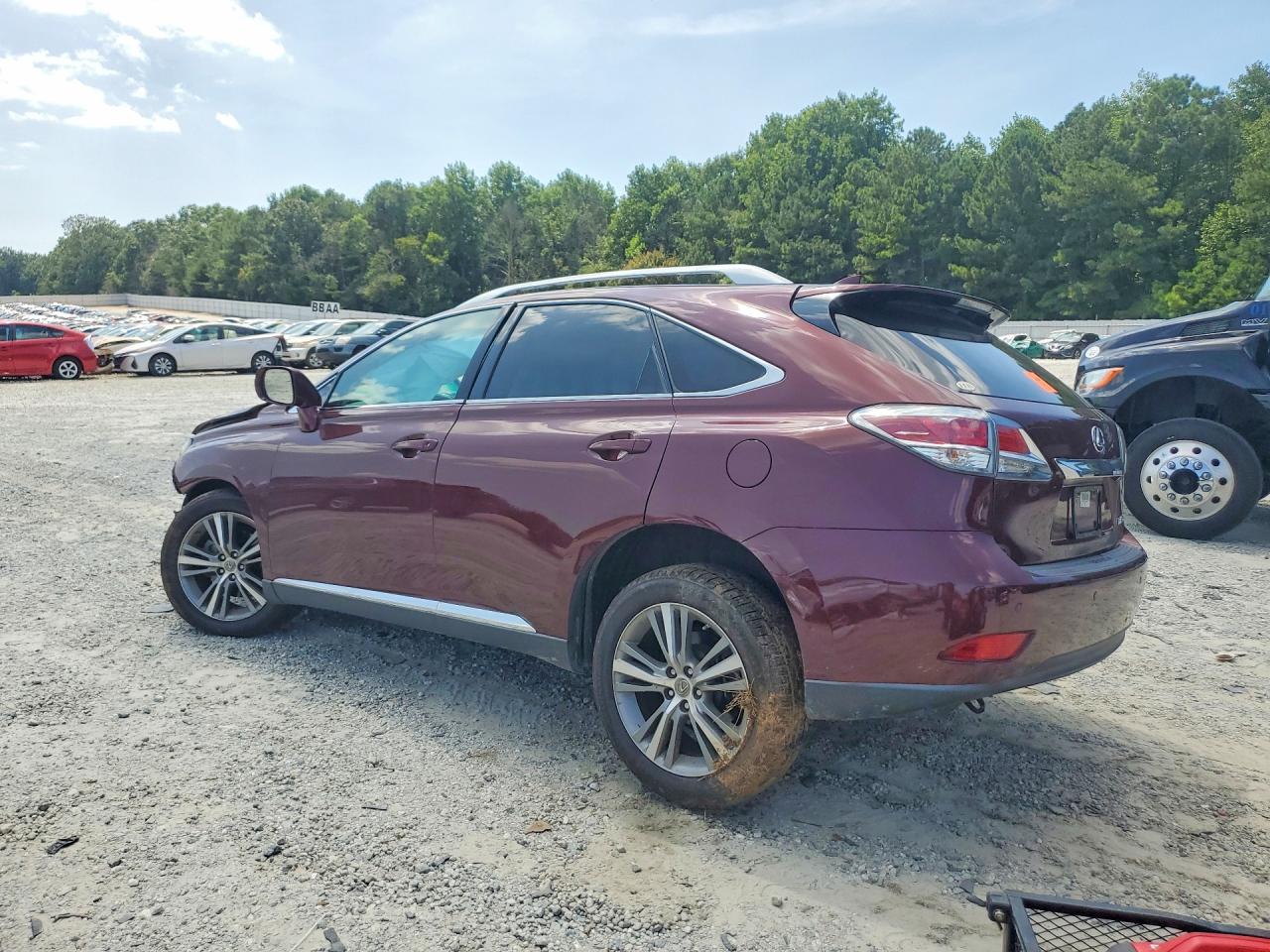 2015 Lexus Rx 350 Base Burgundy vin: 2T2ZK1BA5FC163010