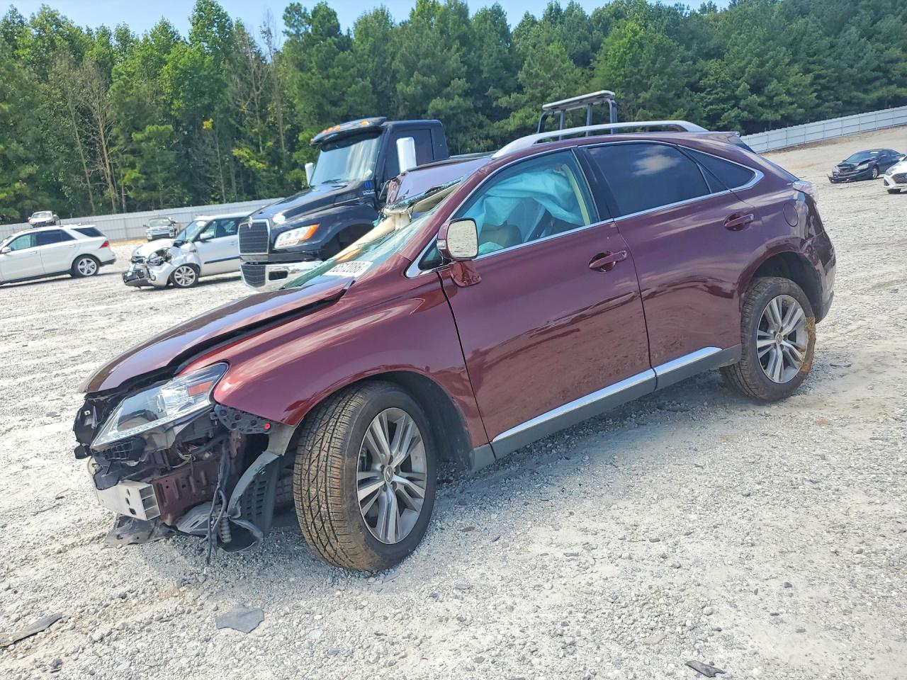 2015 Lexus Rx 350 Base Burgundy vin: 2T2ZK1BA5FC163010