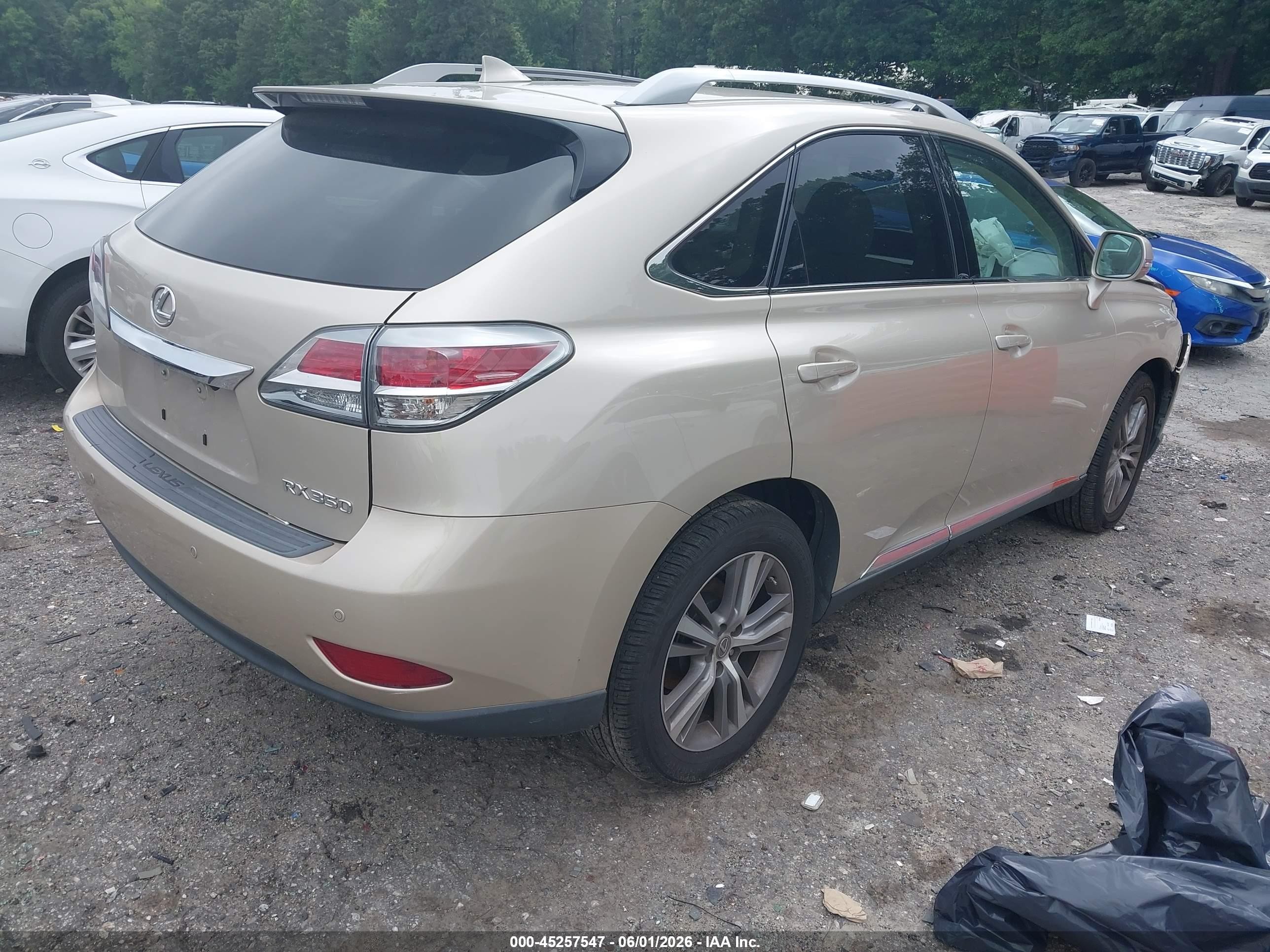 2015 Lexus Rx 350   Beige vin: 2T2ZK1BA5FC168661