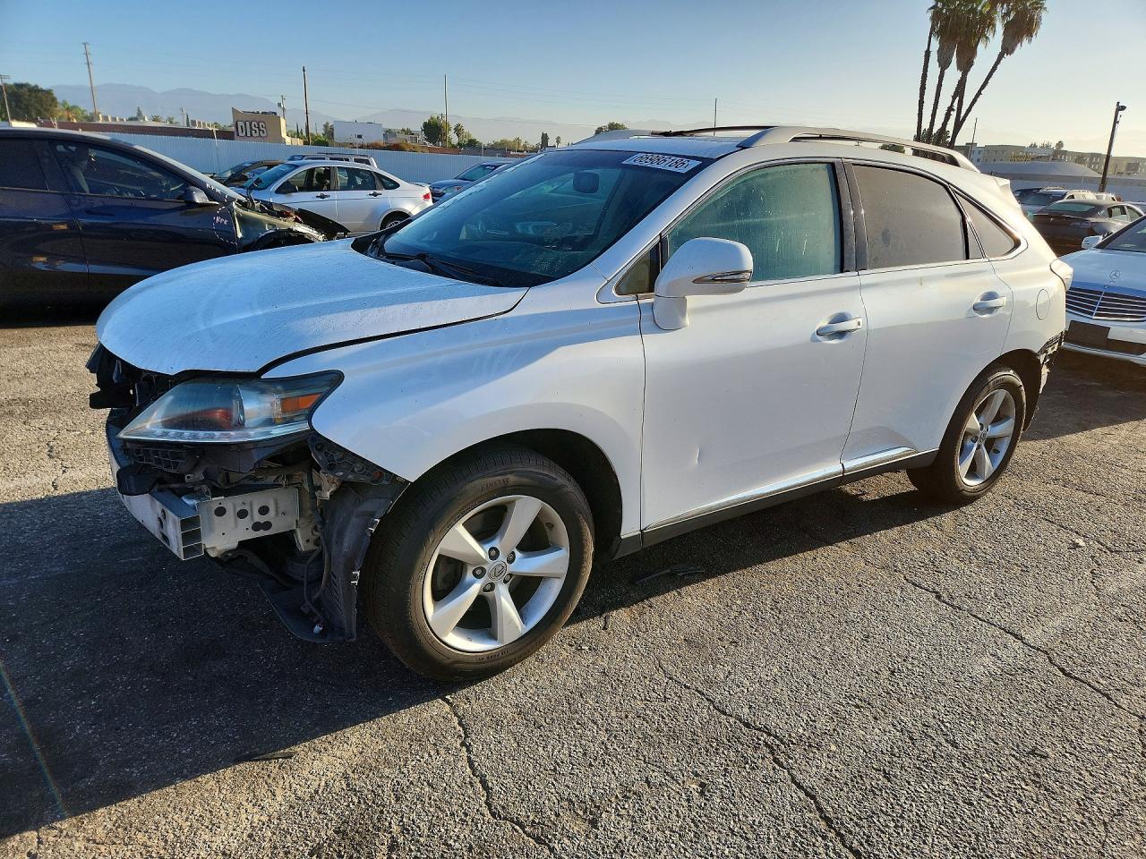 2015 Lexus Rx 350 Base White vin: 2T2ZK1BA5FC173844