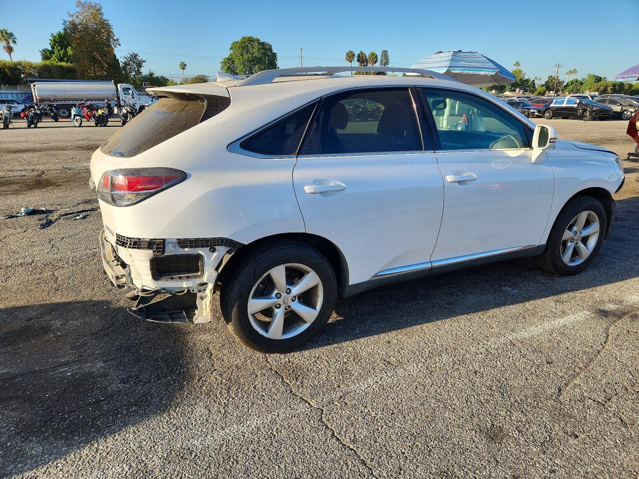2015 Lexus Rx 350 Base White vin: 2T2ZK1BA5FC173844