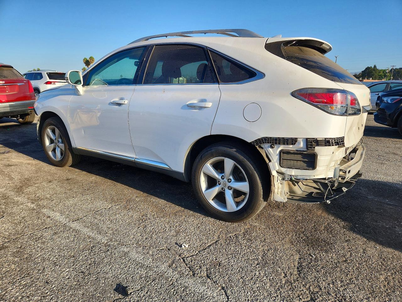 2015 Lexus Rx 350 Base White vin: 2T2ZK1BA5FC173844