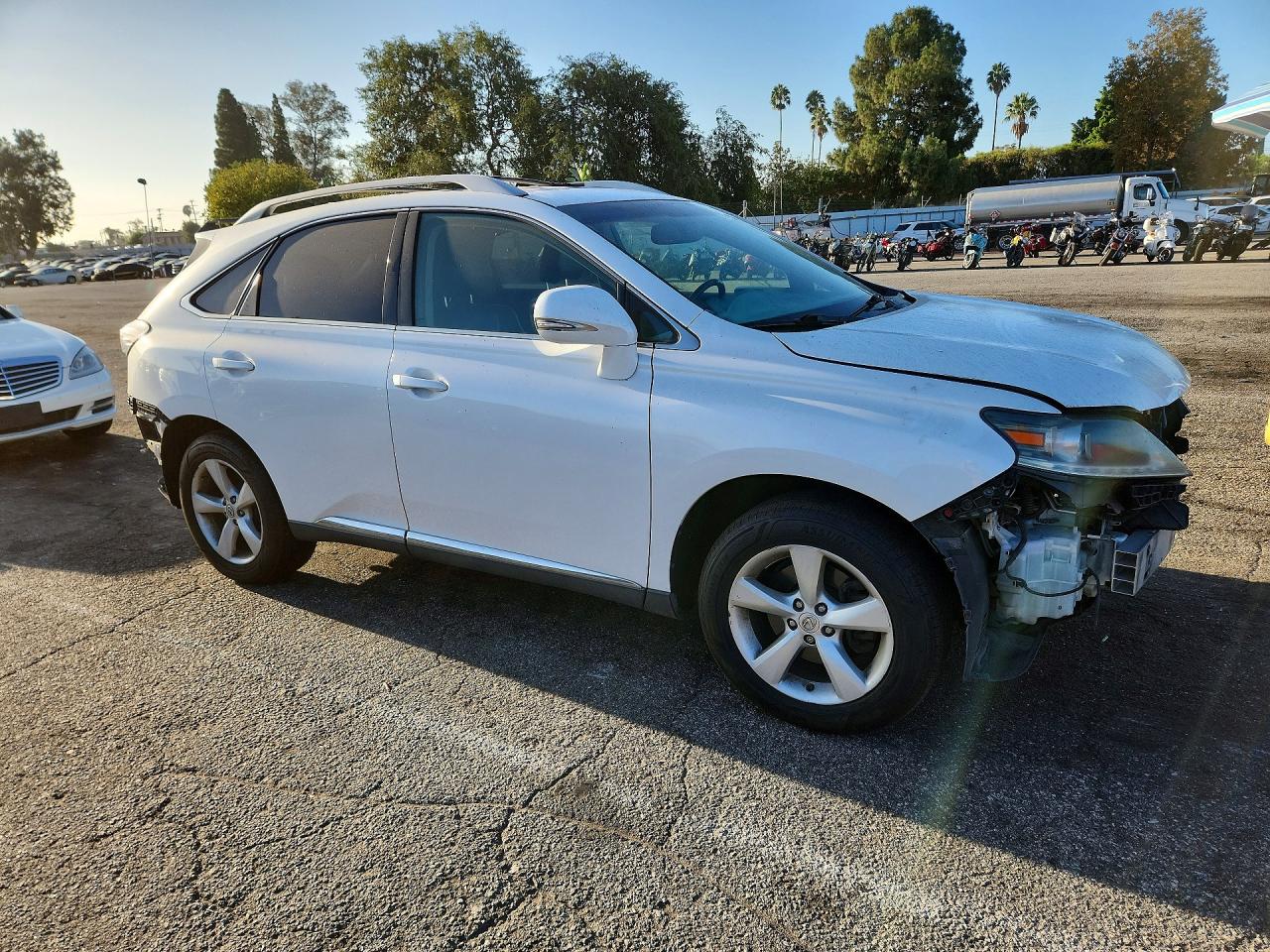 2015 Lexus Rx 350 Base White vin: 2T2ZK1BA5FC173844