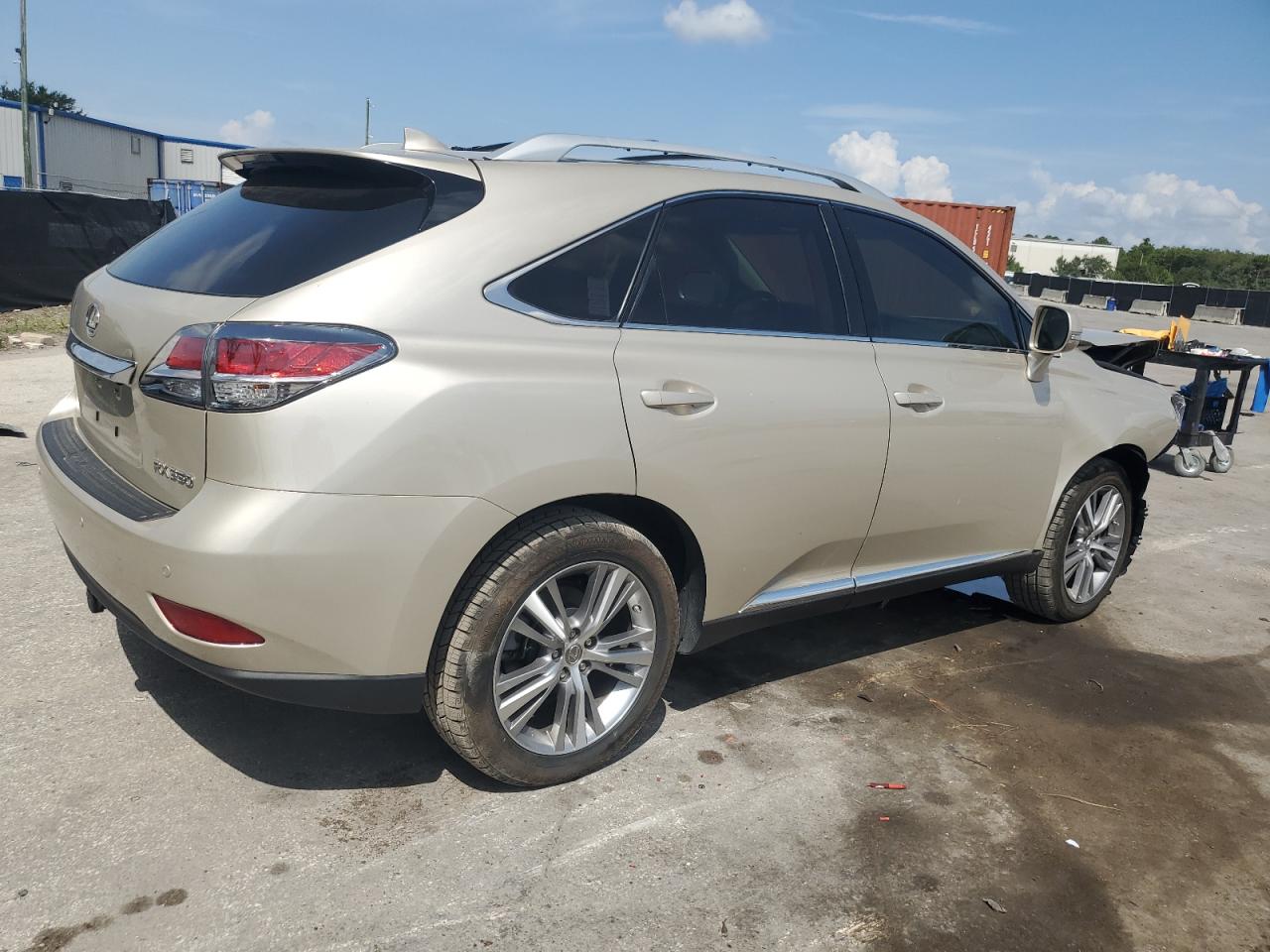 2015 Lexus Rx 350 Gold vin: 2T2ZK1BA5FC182818
