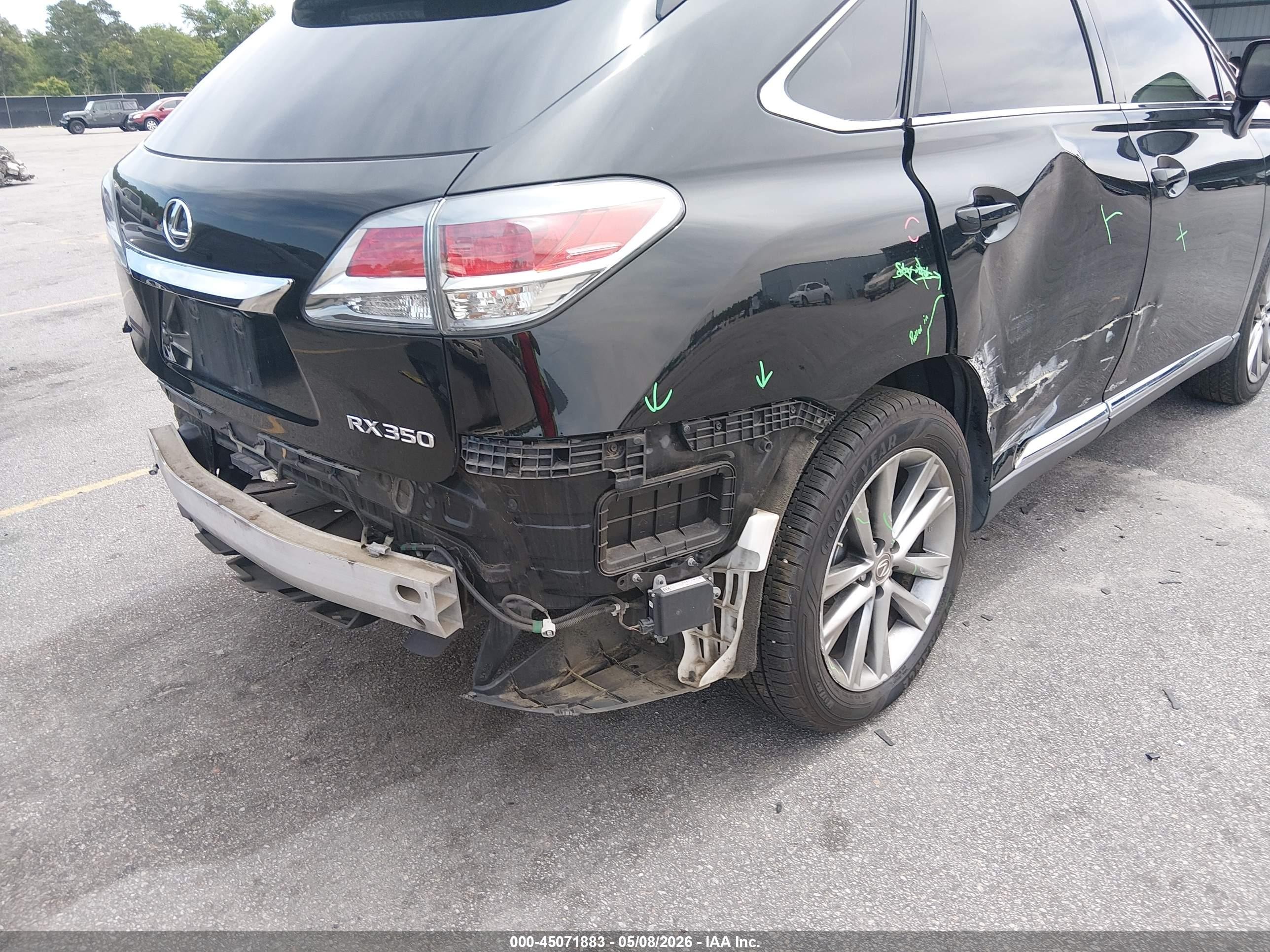 2015 Lexus Rx 350   Black vin: 2T2ZK1BA5FC184519