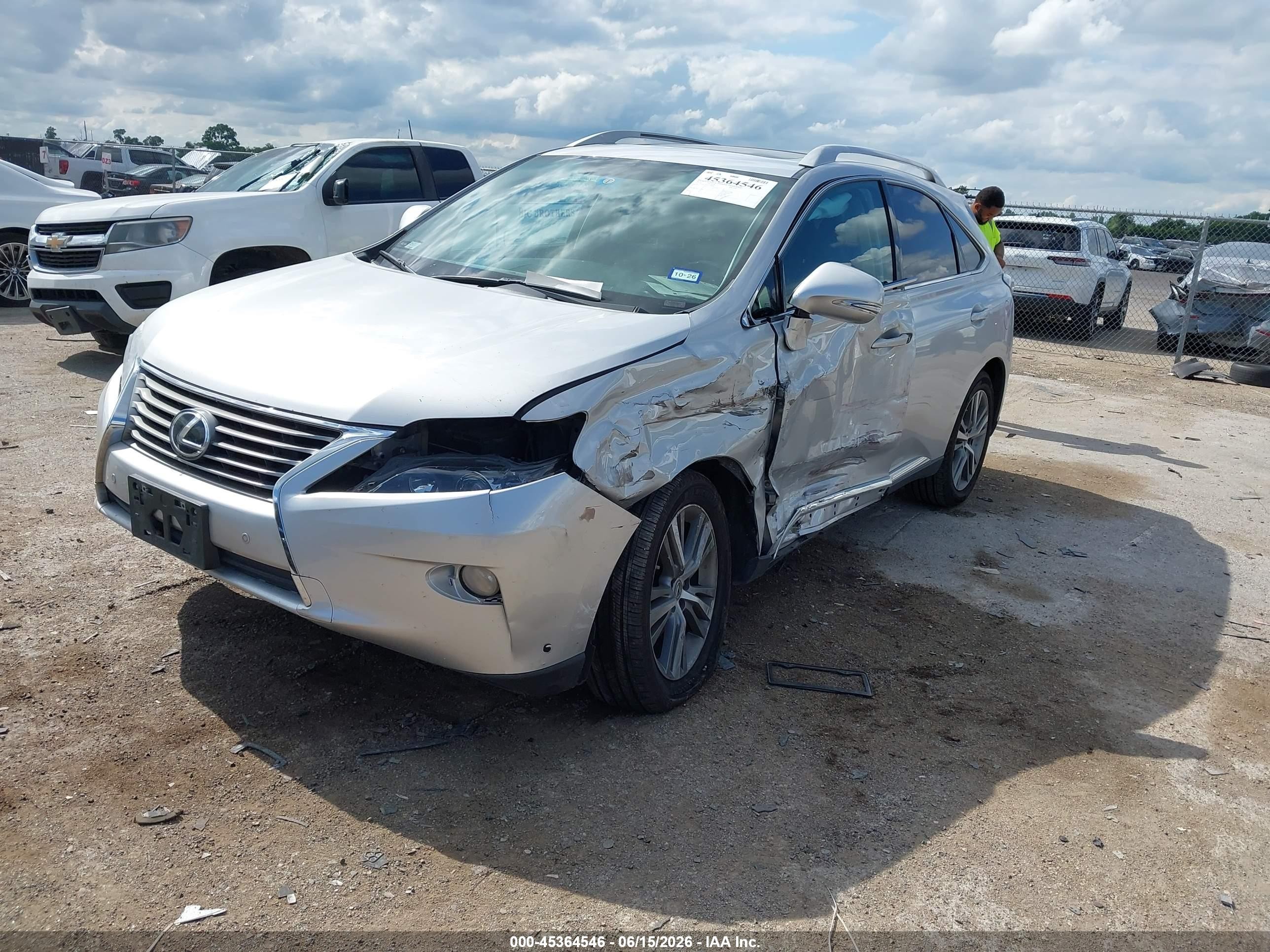 2015 Lexus Rx 350   Silver vin: 2T2ZK1BA5FC194483