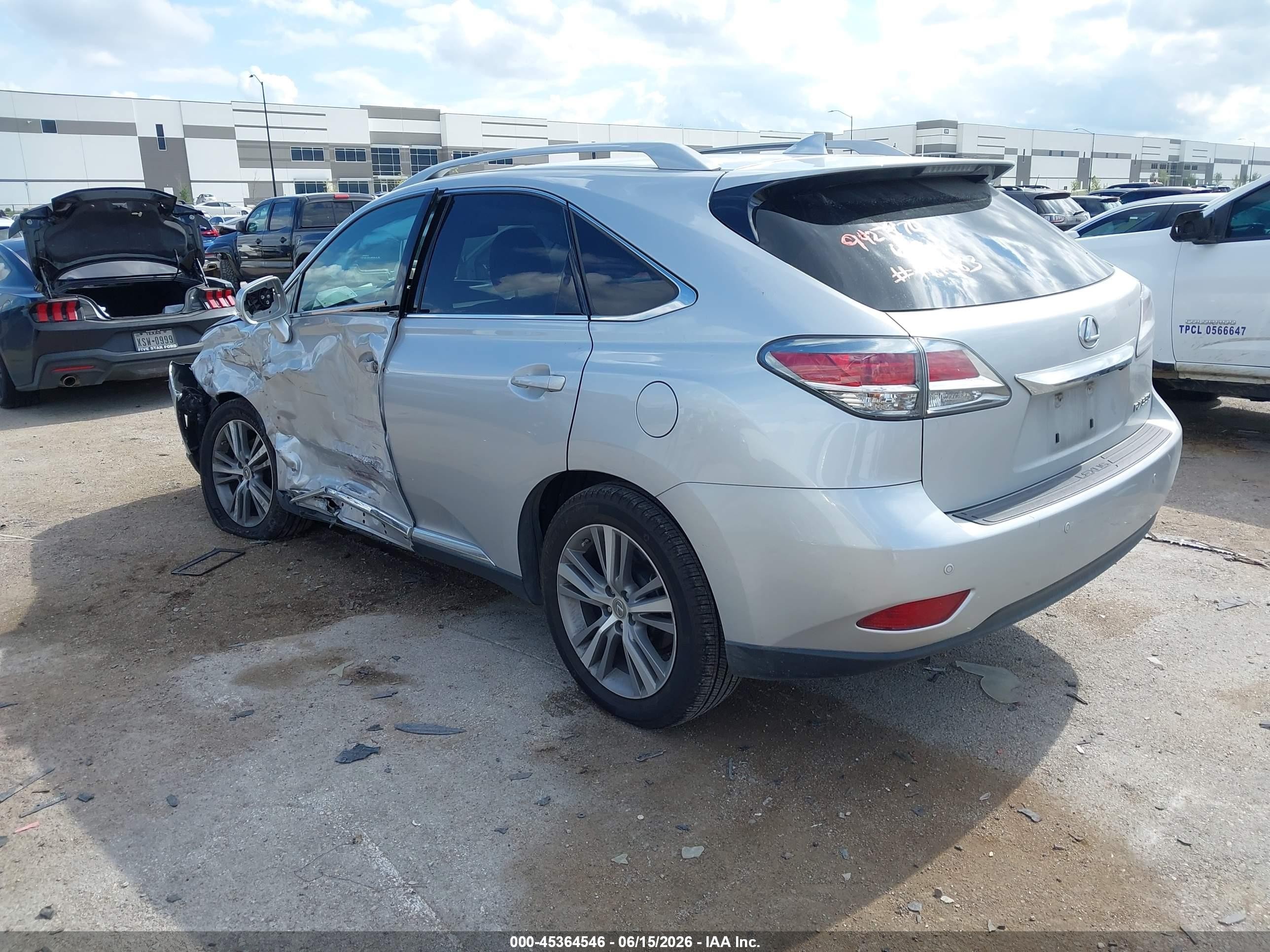 2015 Lexus Rx 350   Silver vin: 2T2ZK1BA5FC194483