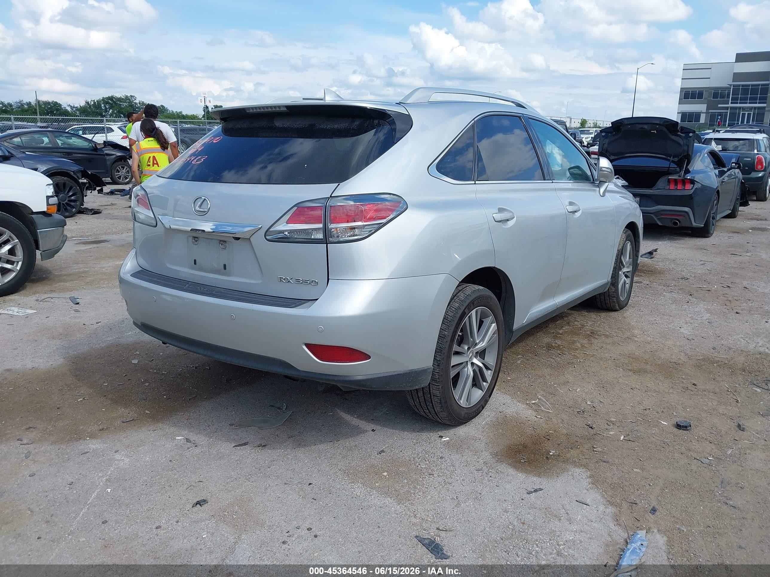 2015 Lexus Rx 350   Silver vin: 2T2ZK1BA5FC194483