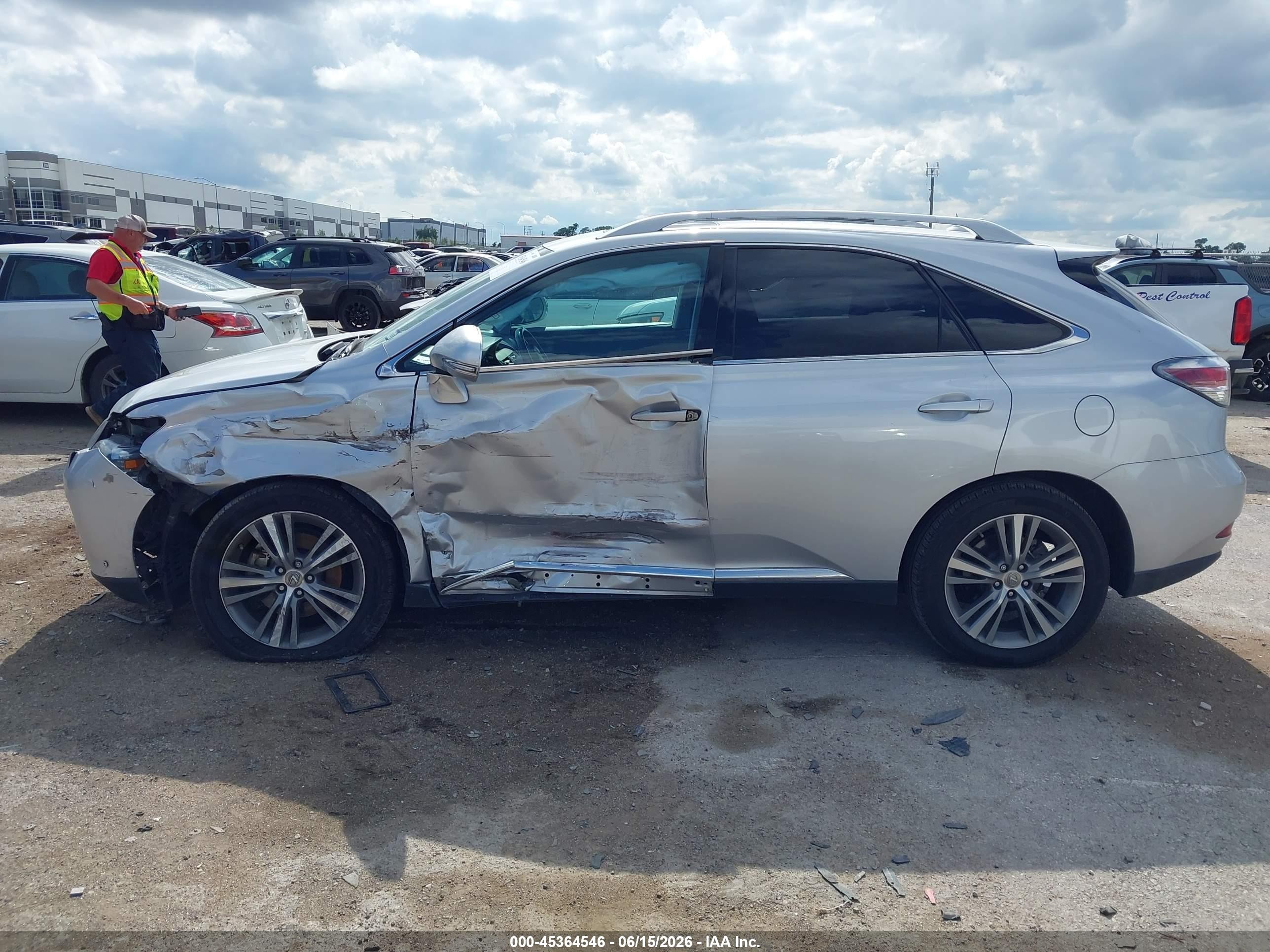 2015 Lexus Rx 350   Silver vin: 2T2ZK1BA5FC194483