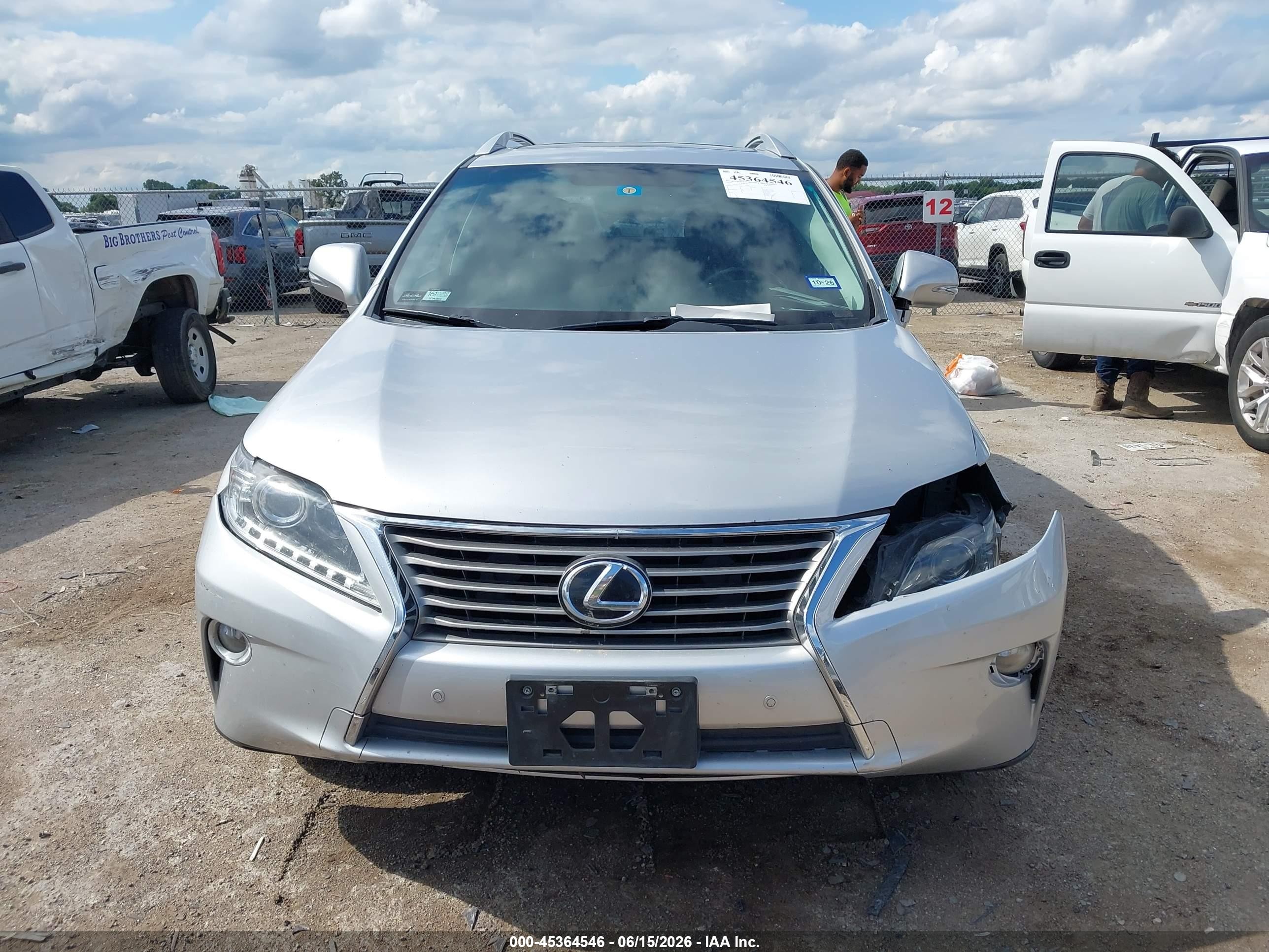 2015 Lexus Rx 350   Silver vin: 2T2ZK1BA5FC194483