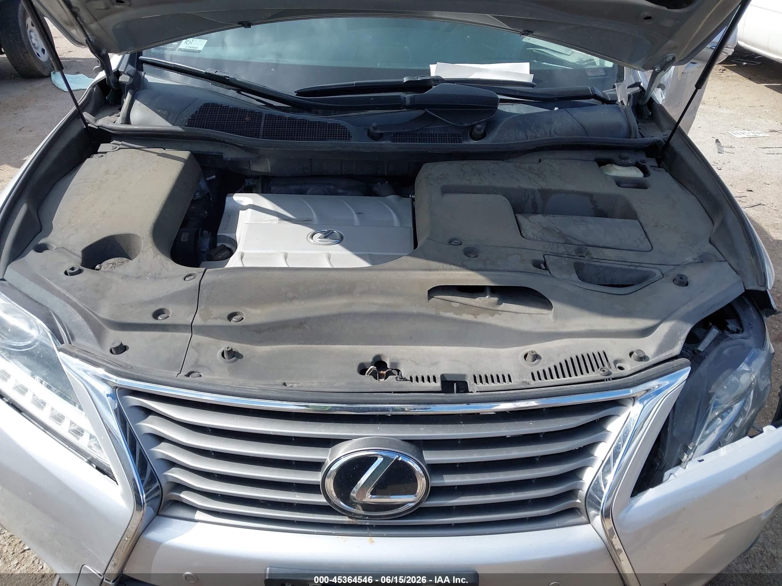 2015 Lexus Rx 350   Silver vin: 2T2ZK1BA5FC194483