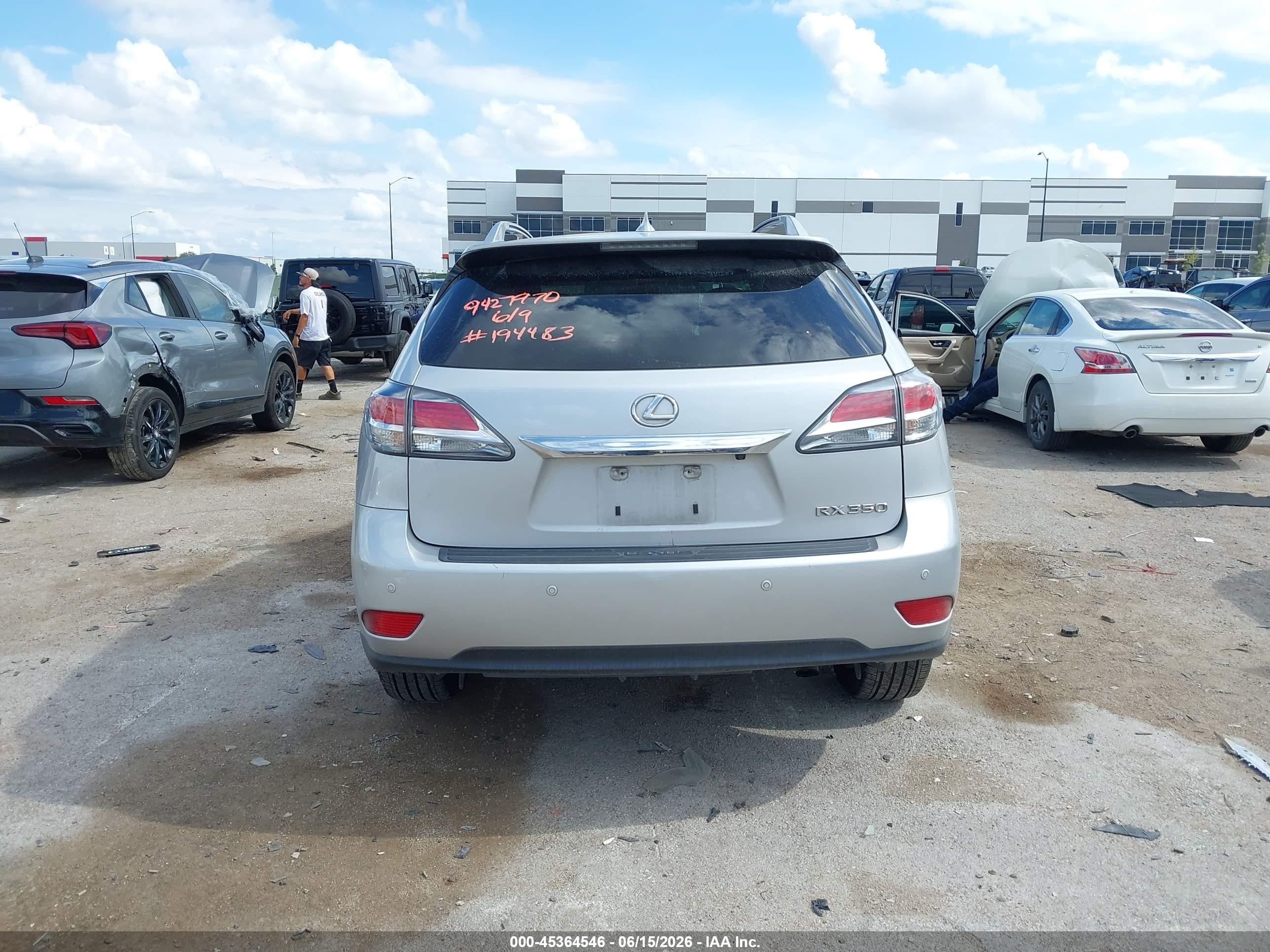 2015 Lexus Rx 350   Silver vin: 2T2ZK1BA5FC194483