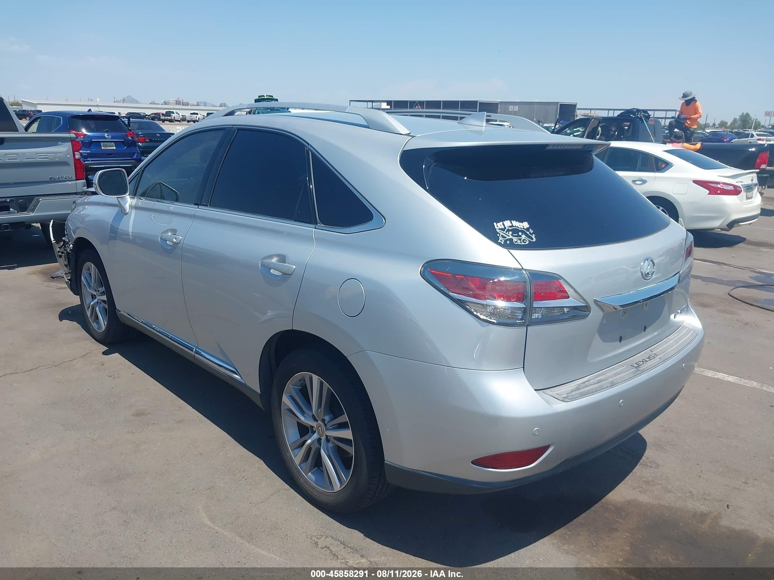 2015 Lexus Rx 350   Серебряный vin: 2T2ZK1BA5FC195973