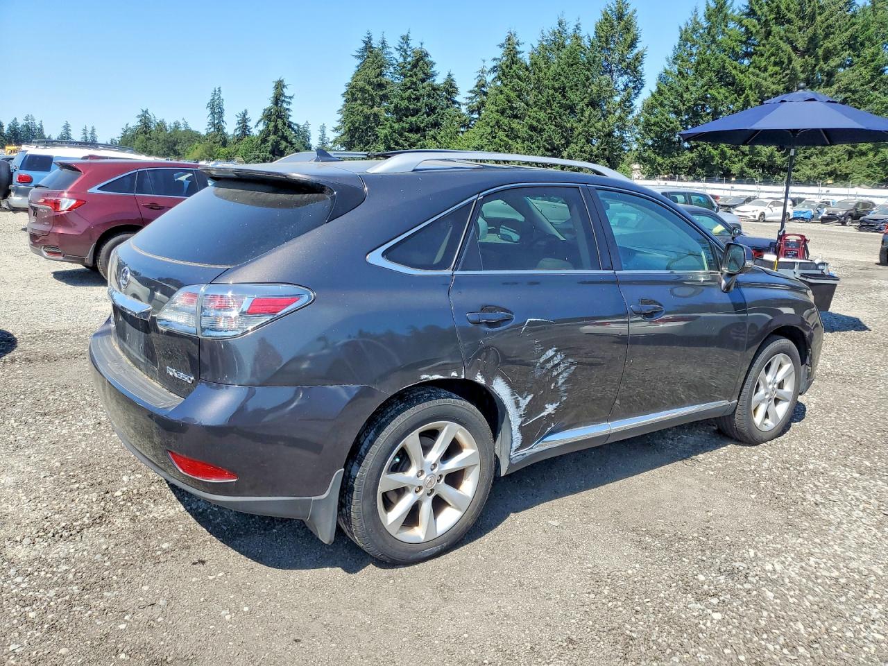 2010 Lexus Rx 350 Charcoal vin: 2T2ZK1BA6AC003601