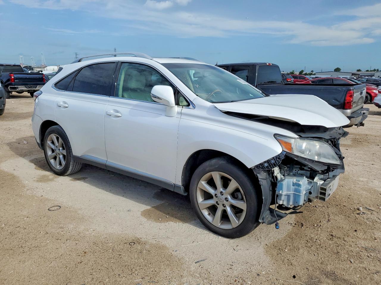 2010 Lexus Rx 350 Белый vin: 2T2ZK1BA6AC006451